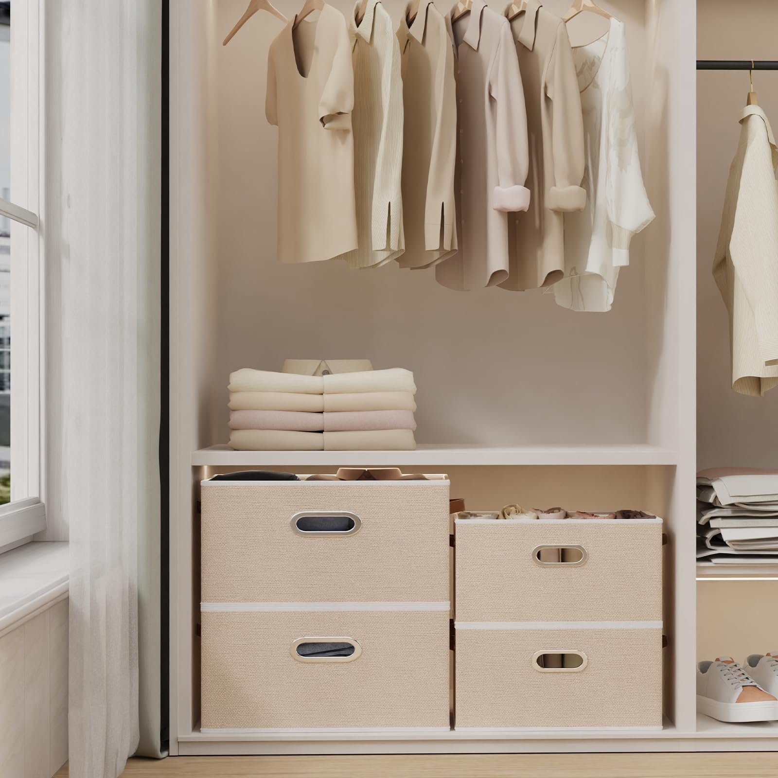 Collapsible Fabric Storage Bins