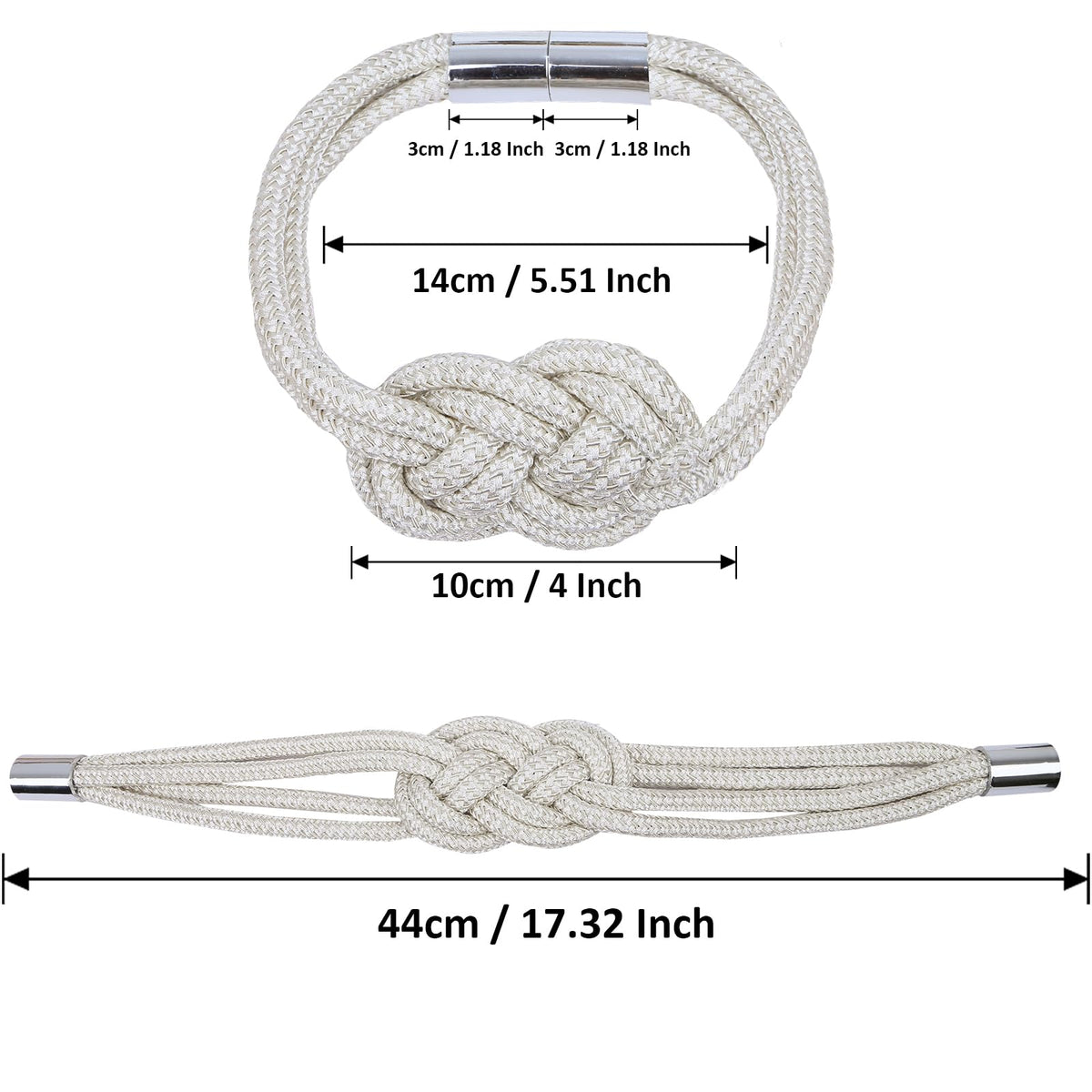 2 Pack Magnetic Curtain Tiebacks (2 Count)