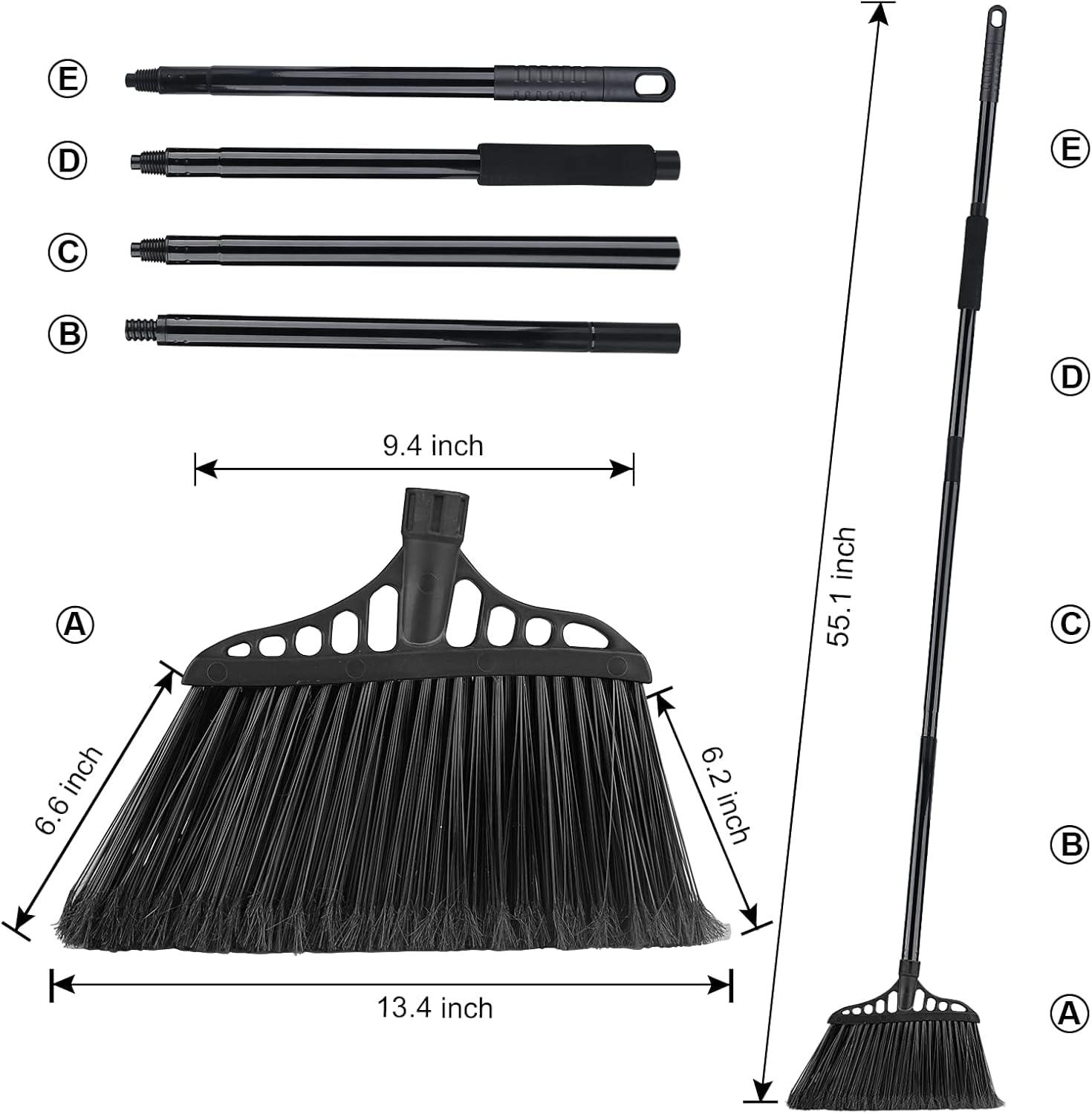 Outdoor Broom for Floor Cleaning