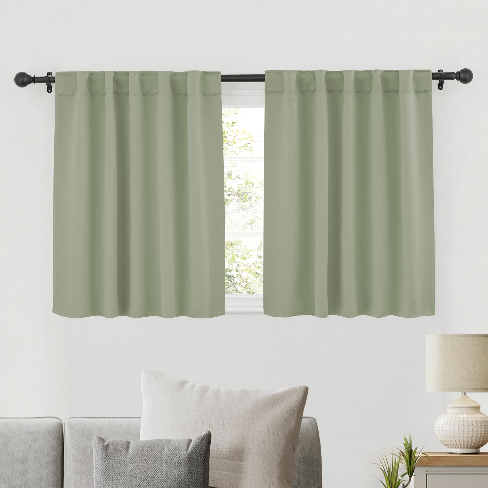 Kitchen Window Curtains (2 Count)