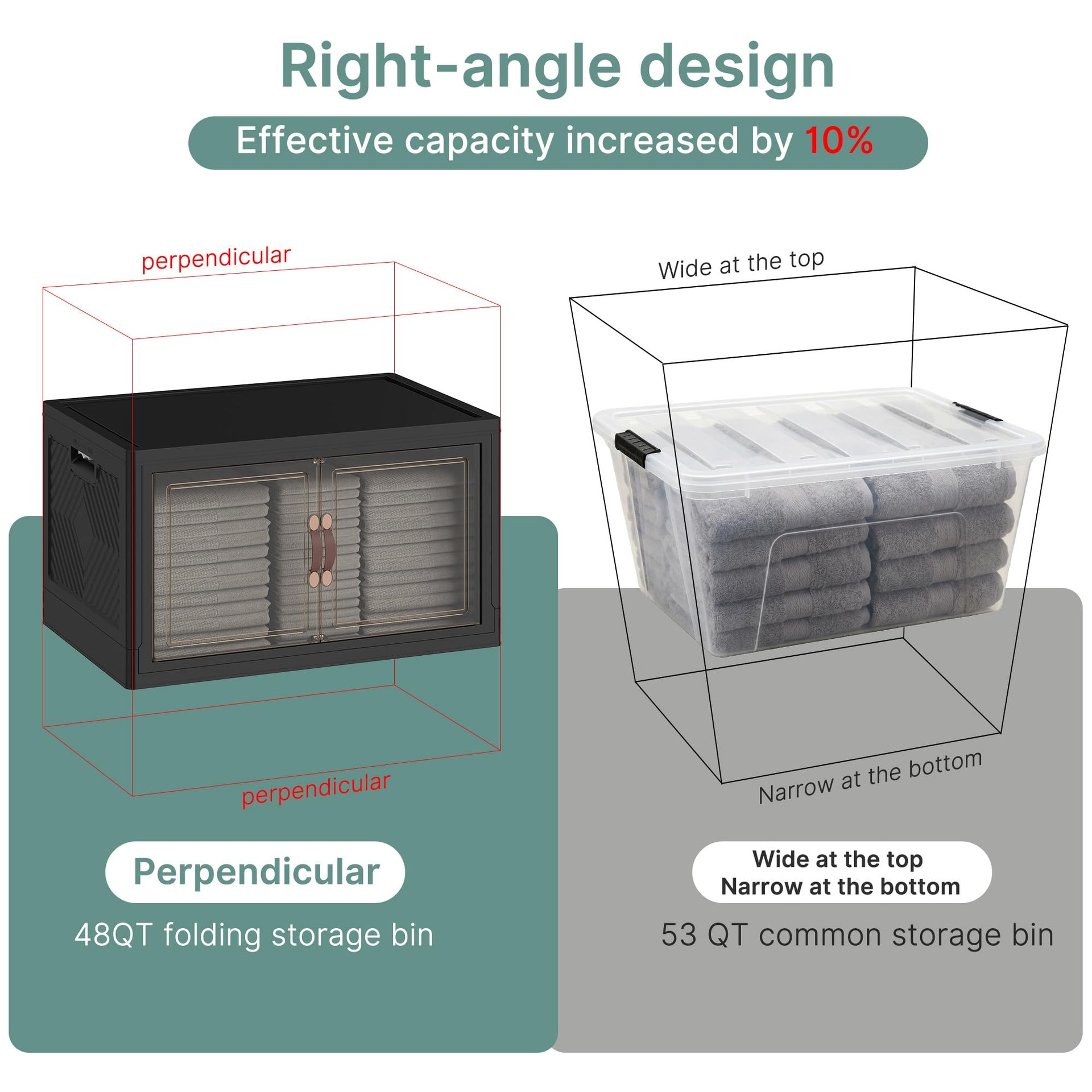 240QT Lockable Plastic Storage Bins (5 Count)