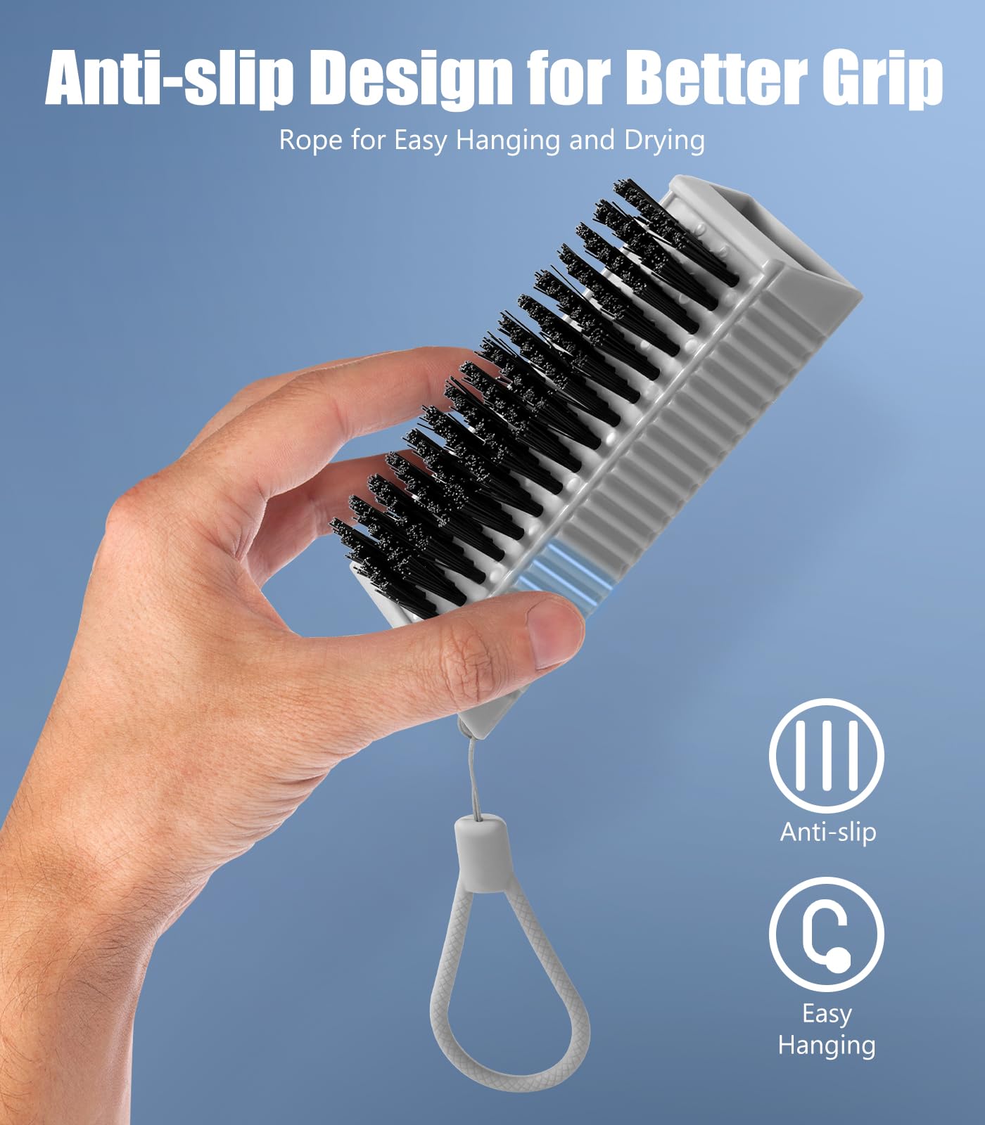 Nail Brush for Cleaning Fingernails (2 Count)
