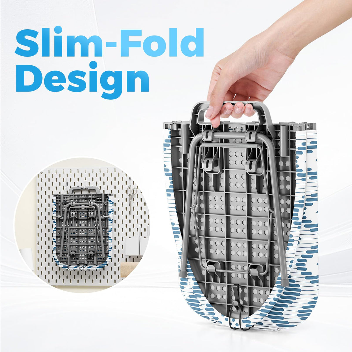 Small Ironing Board with Iron Rest