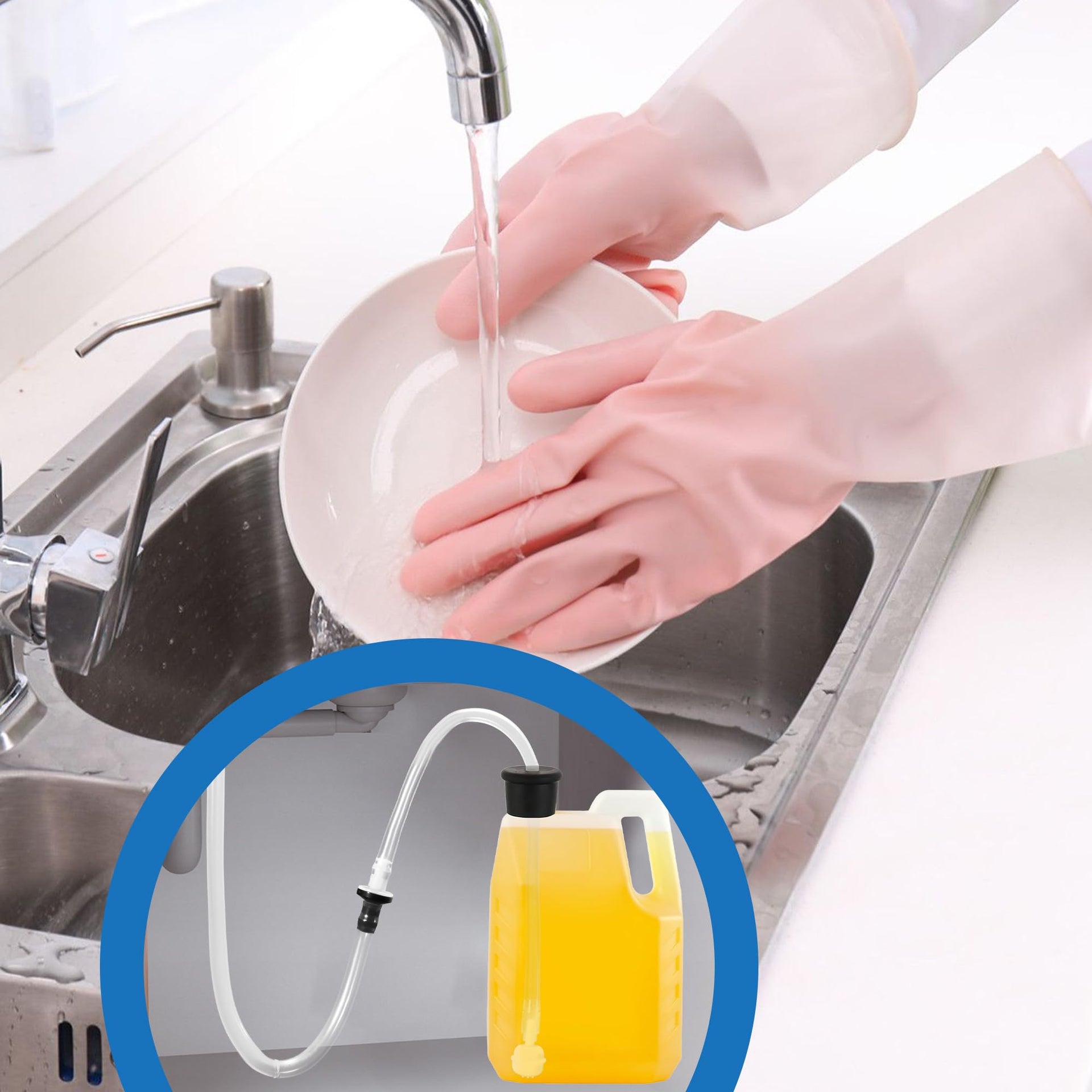 Sink Soap Dispenser Extension Tube Kit