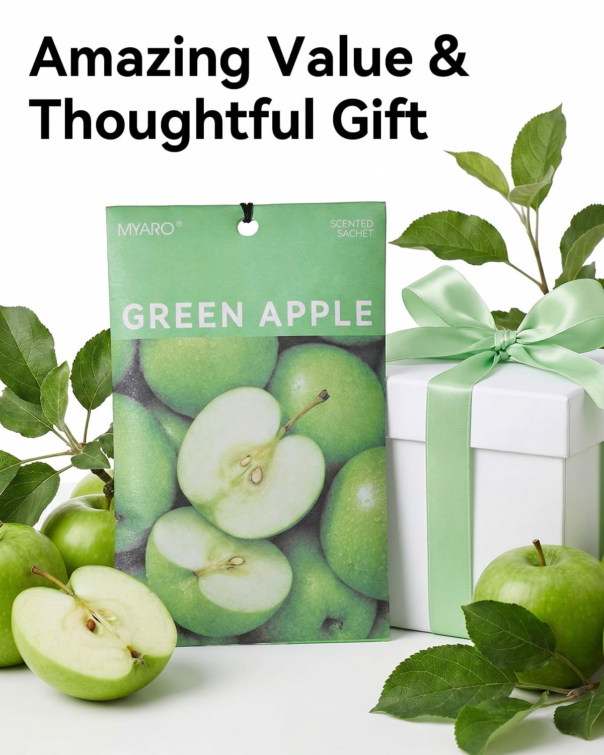 20Pcs Green Apple Scented Sachets (20 Count)