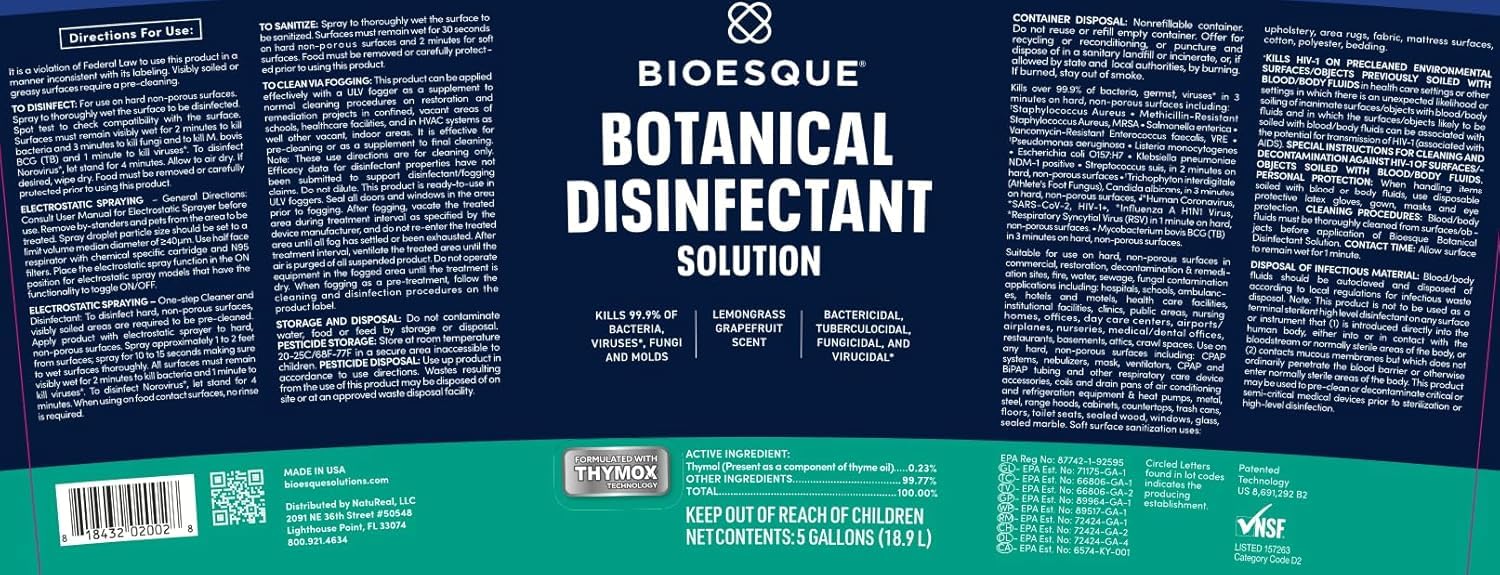 Botanical Disinfectant Solution (640 Fl Oz)