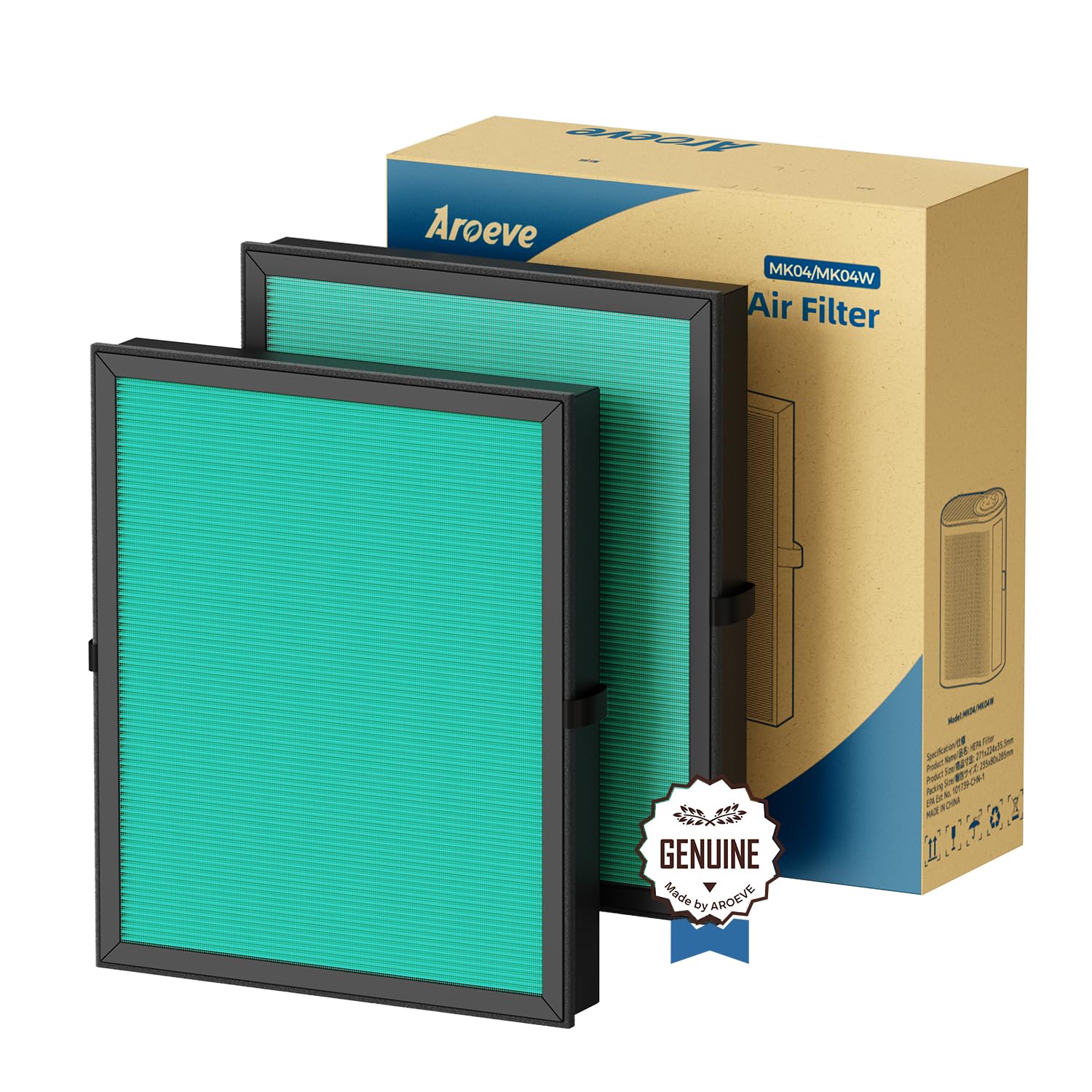 MK04 & AP04 Air Filter Replacement (2 Count)