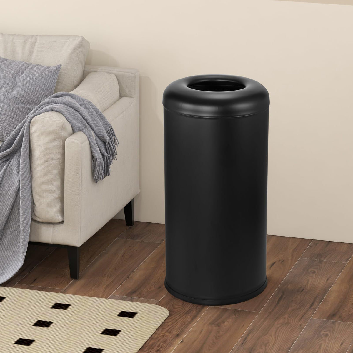 16.5Gal Open Top Trash Can