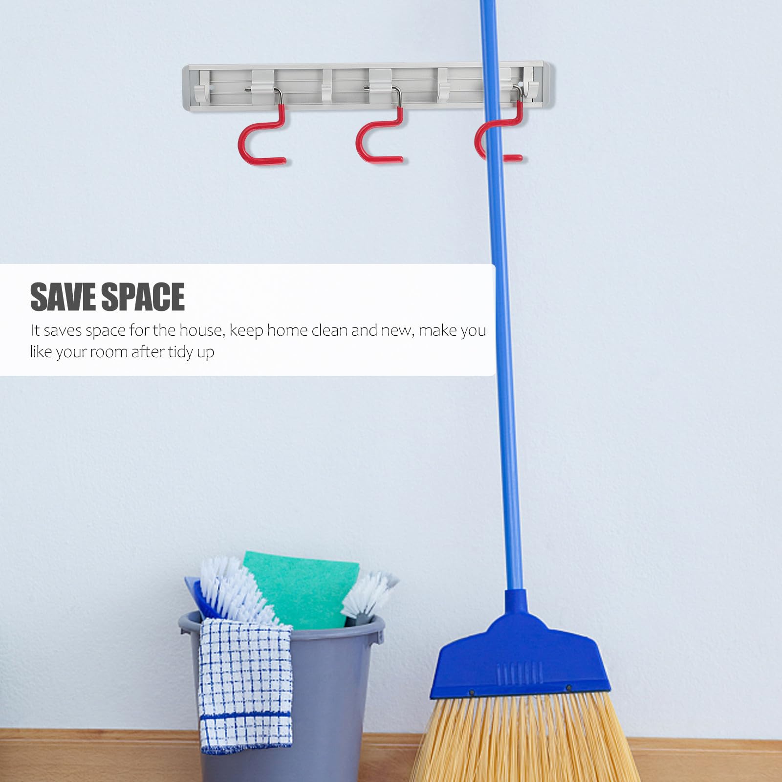 Wall Mounted Mop Broom Holder 3