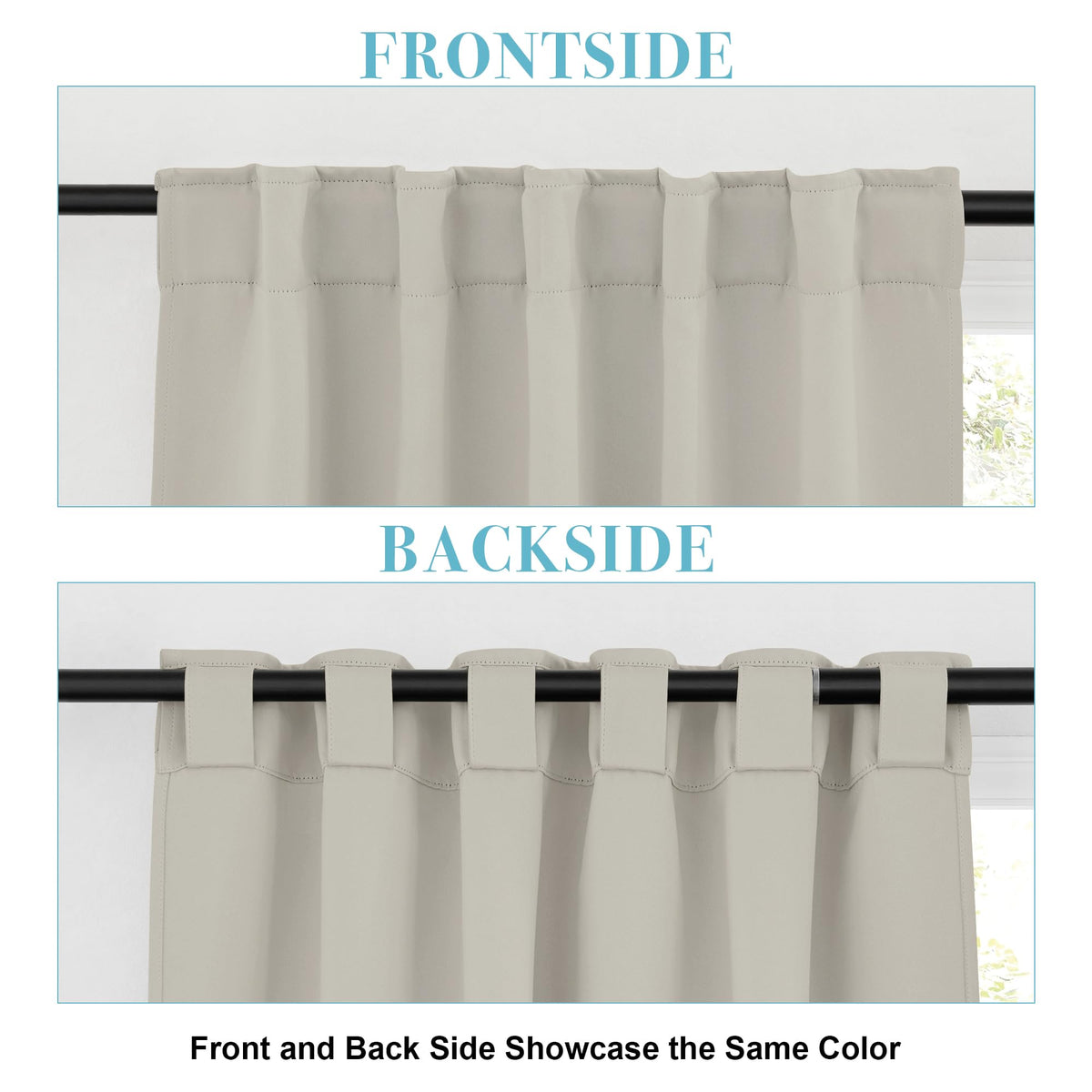 Small Window Curtains for Kitchen Bathroom Cafe RV Camper (2 Count)