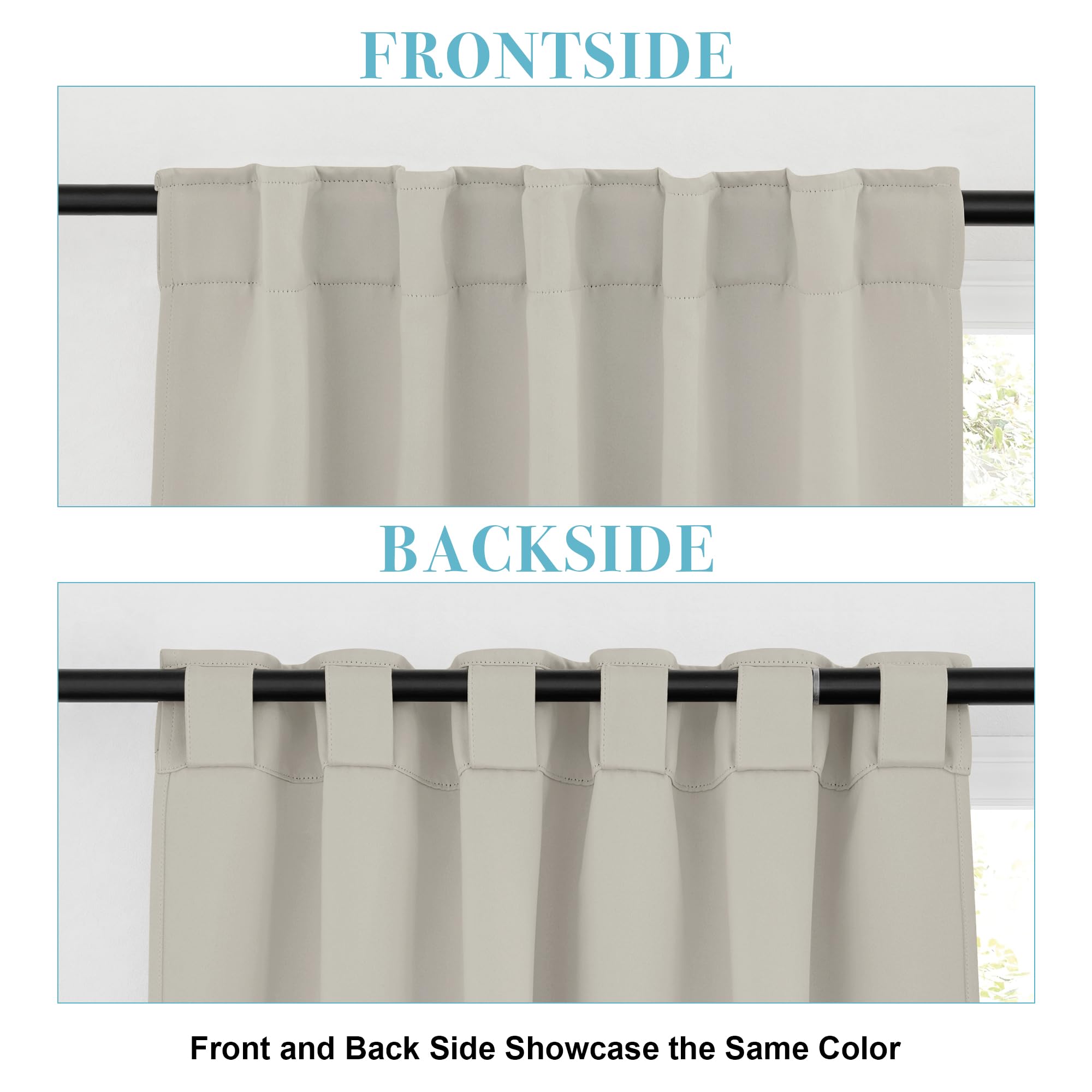 Short Curtains for Small Window (2 Count)
