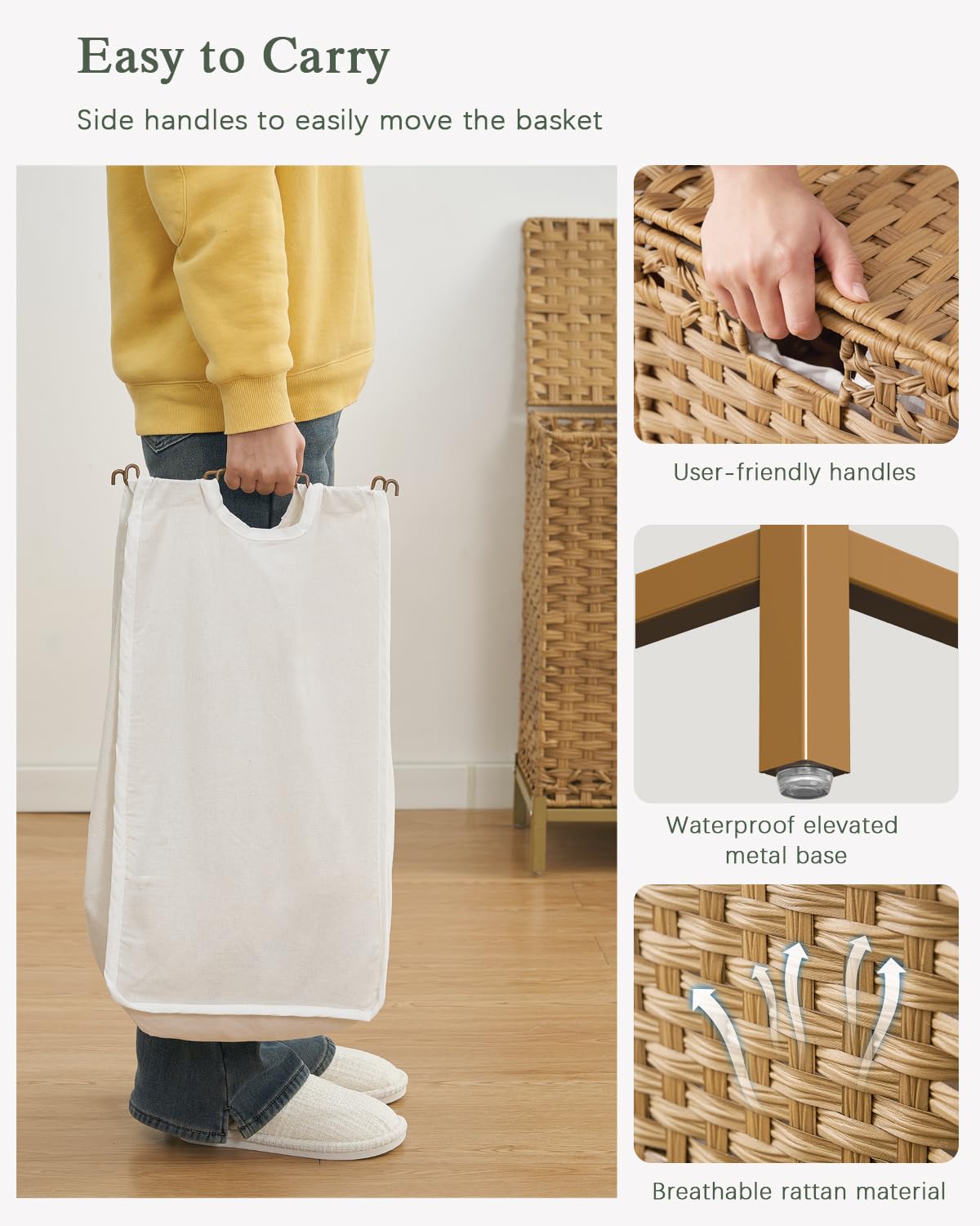 Laundry Hamper with Lid