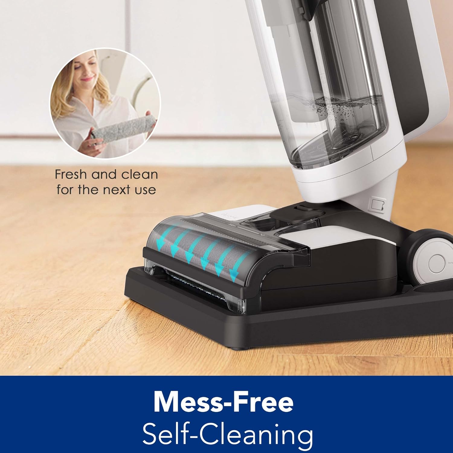 Tineco iFLOOR 3 Breeze Complete Wet Dry Vacuum Cordless Floor Cleaner and Mop One-Step Cleaning for Hard Floors - ModHome Supplies