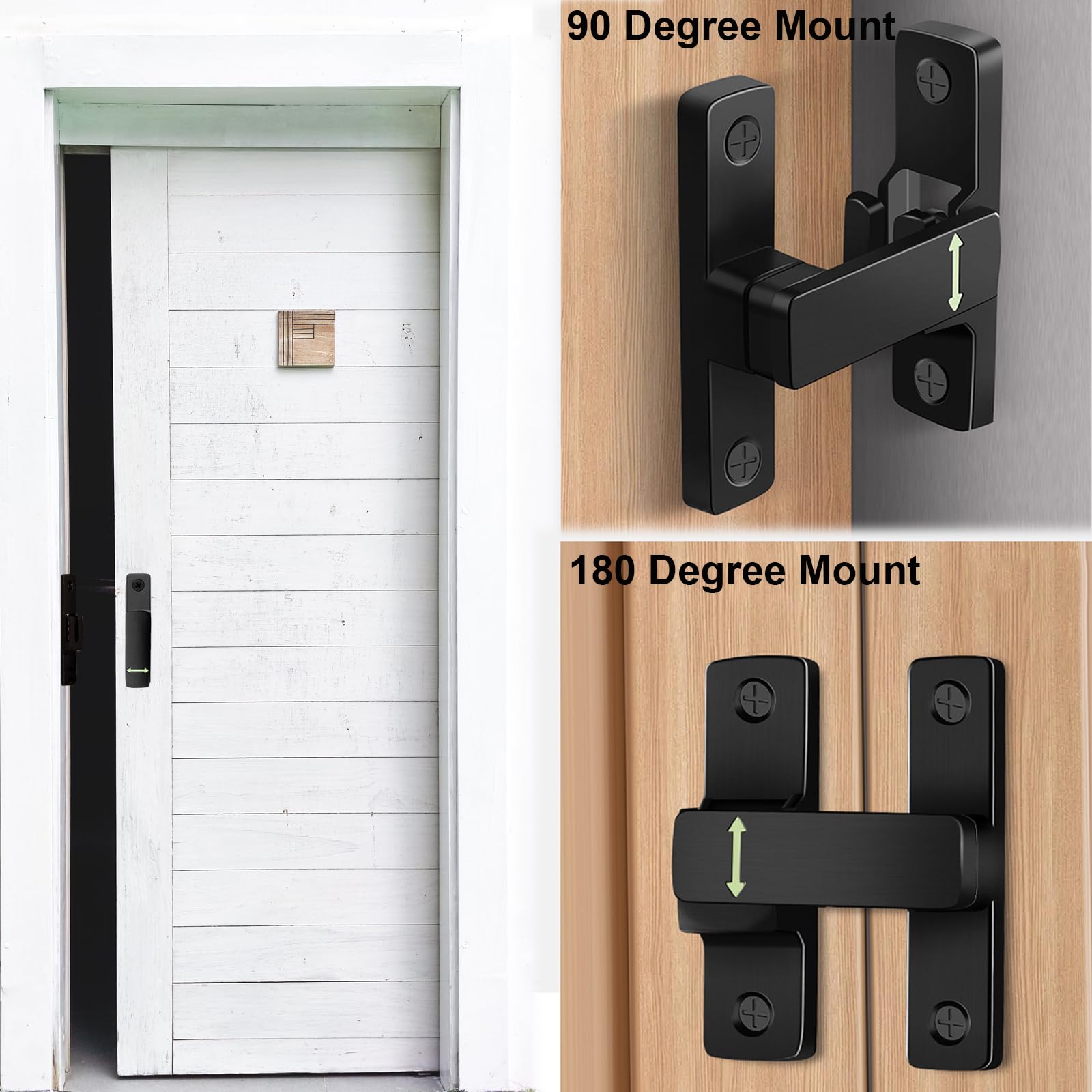 90 180 Degree Barn Door Lock