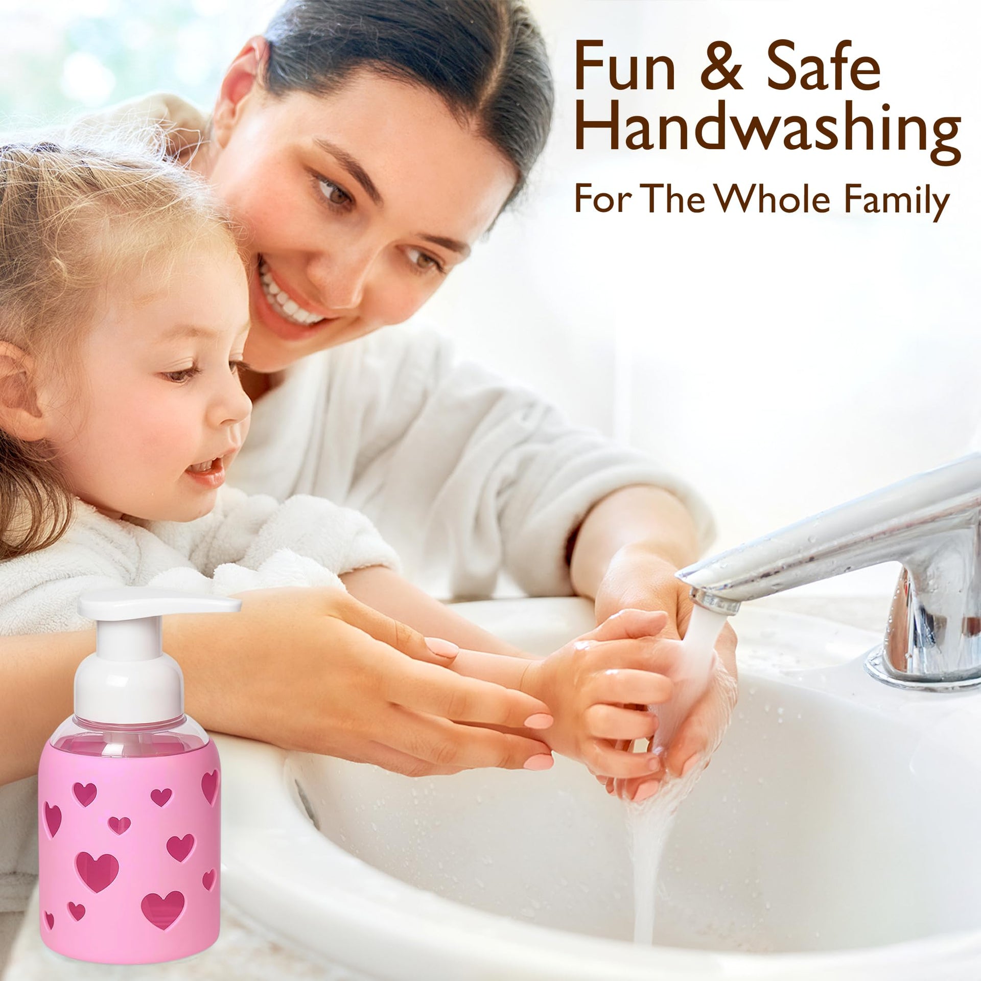 Foaming Hand Soap Dispenser Glass
