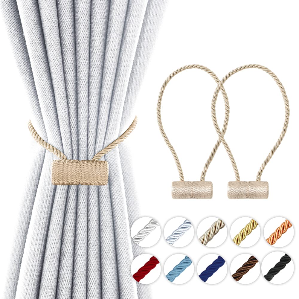 18 Inch Strong Magnetic Curtain Tiebacks (2 Count)