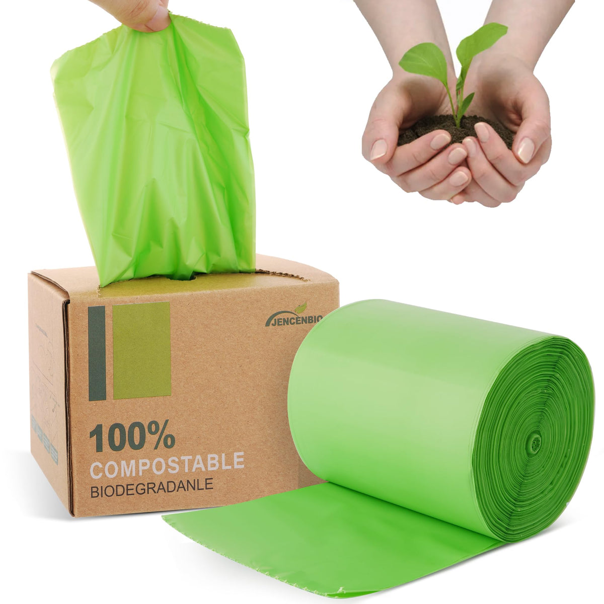 Compostable Trash Bags (100 Count)