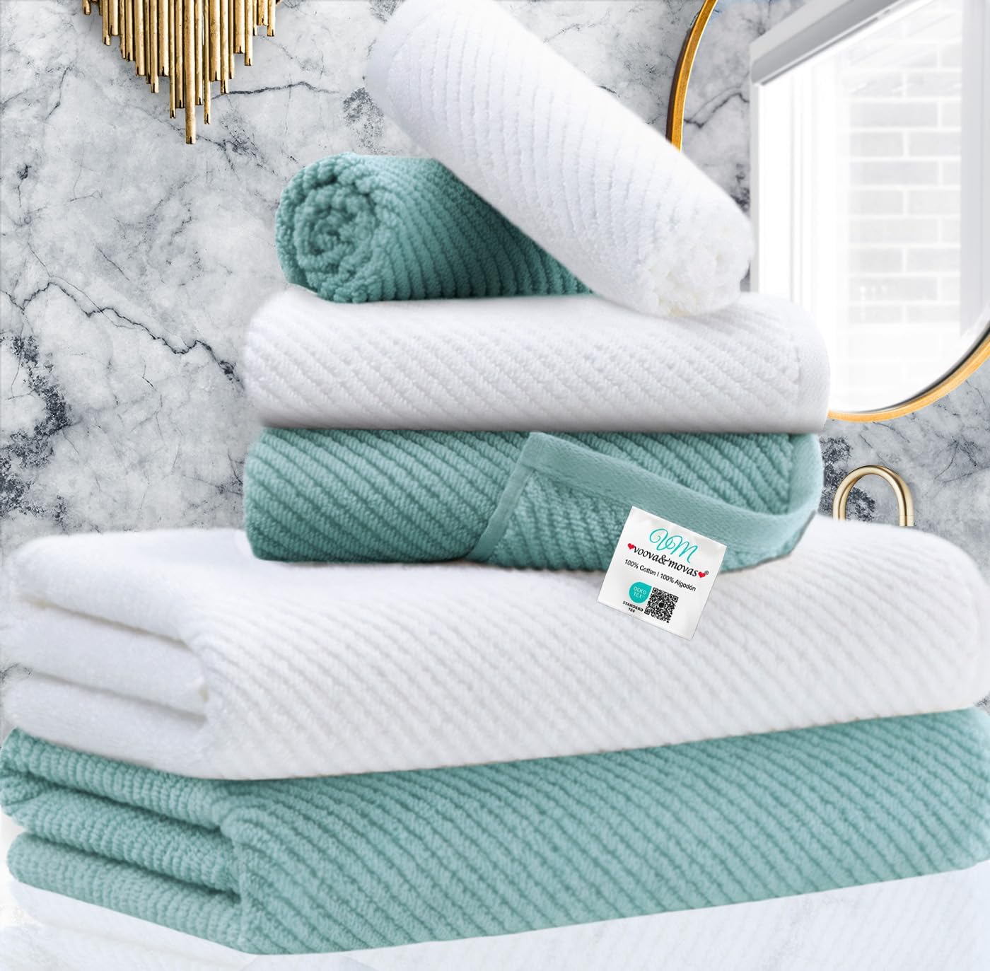 6PC Towel Set (6 Count)