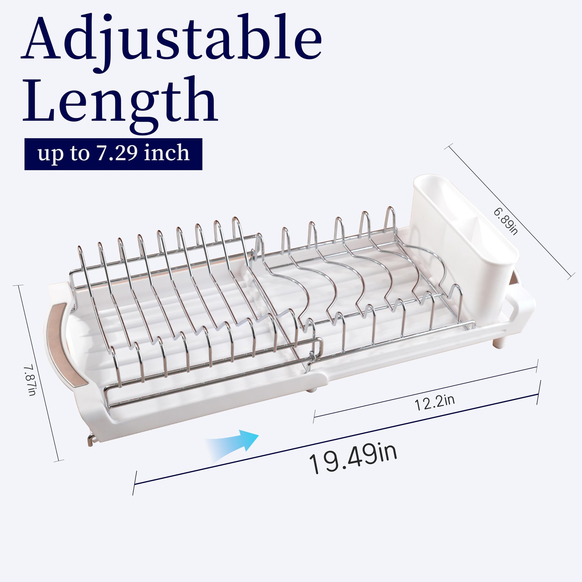 Dish Drying Rack Compact Expandable