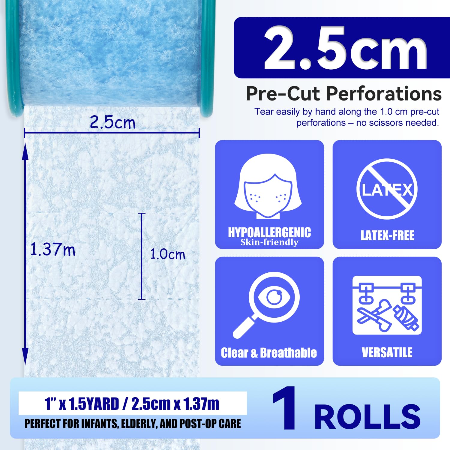 Silicone Medical Tape (4 Count)