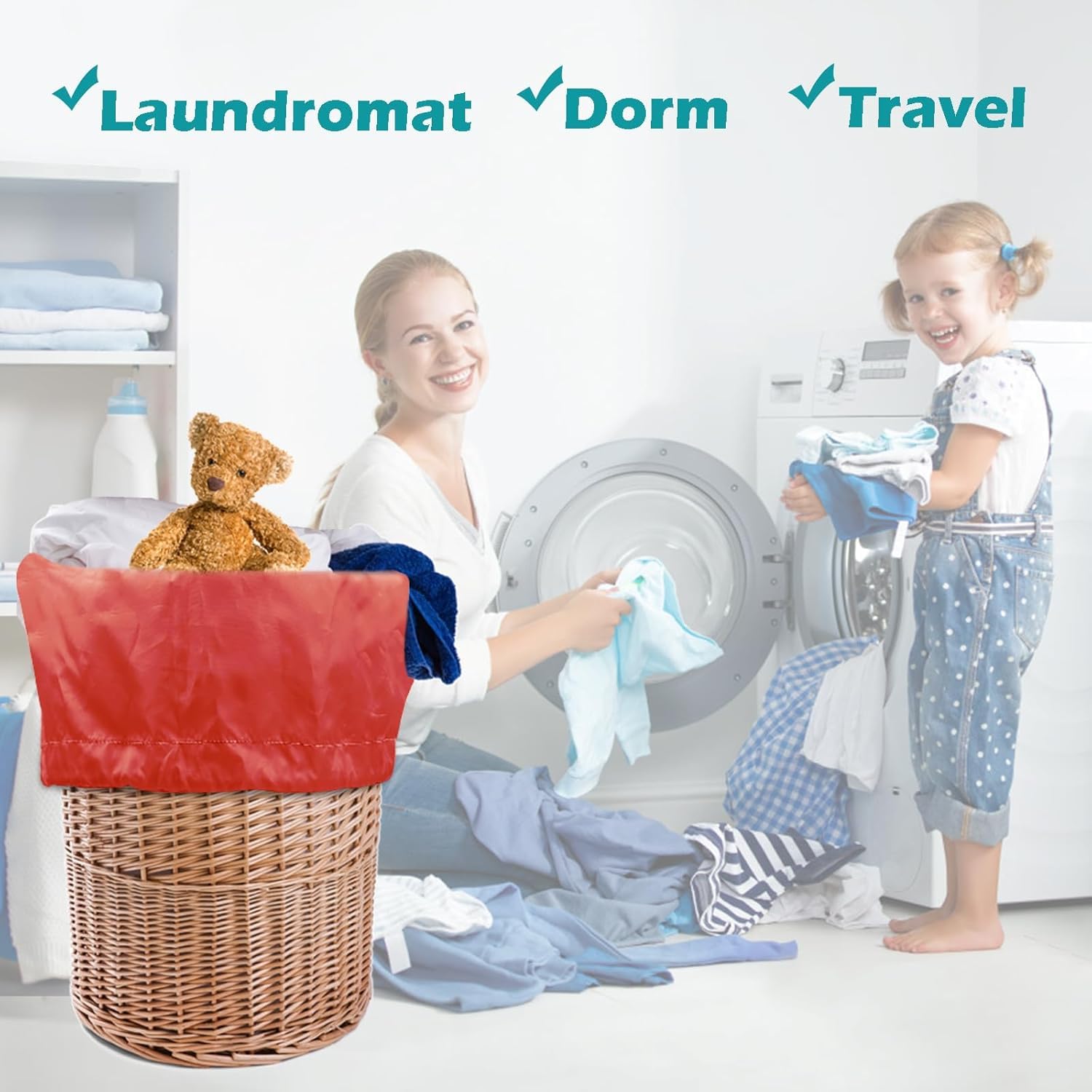 Heavy Duty Laundry Bag (2 Count)
