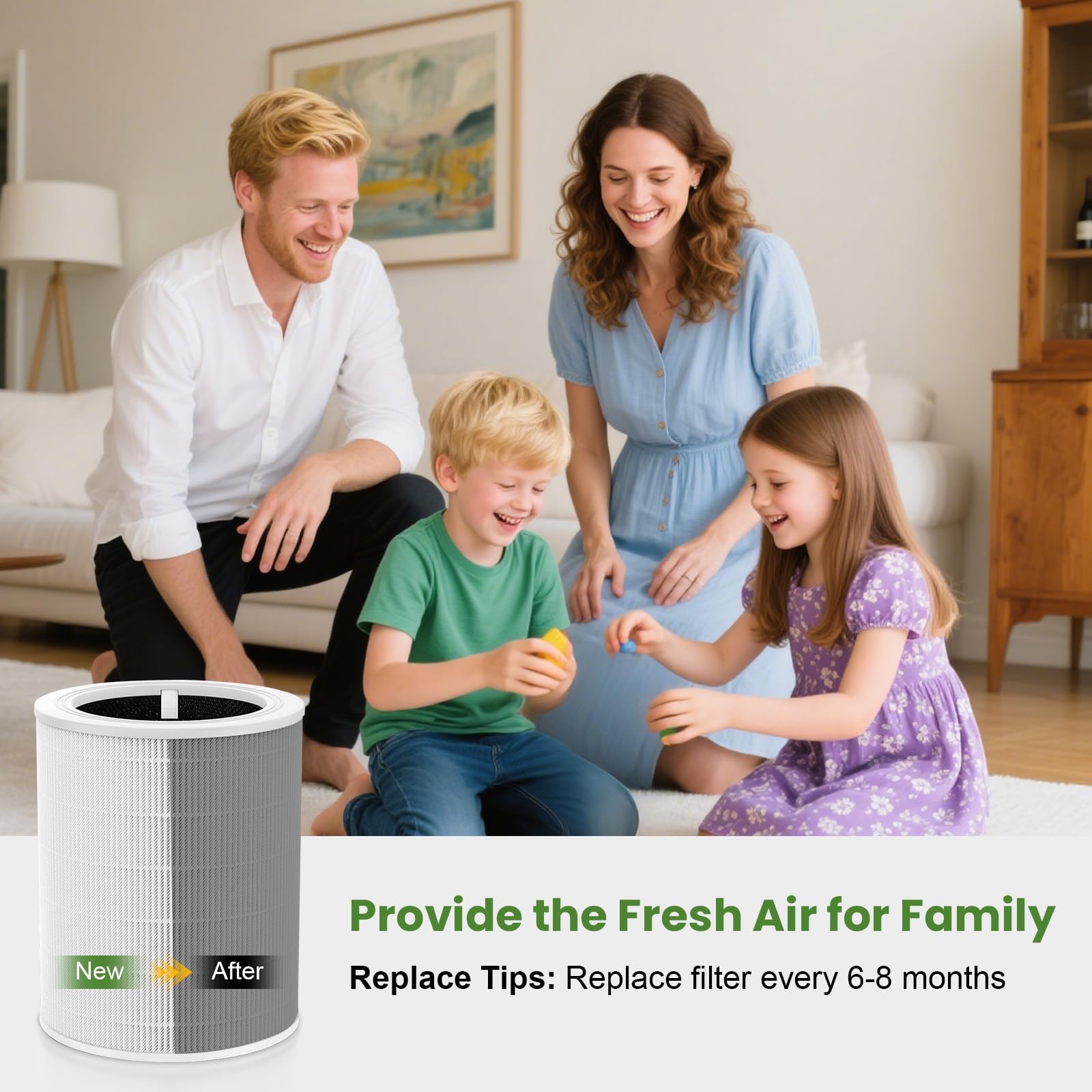 Core 600S Replacement Filter for LEVOIT Core 600S