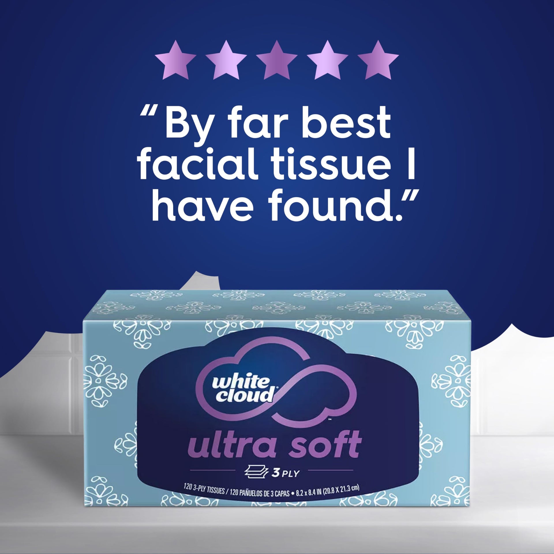 Ultra Soft 3 Ply Facial Tissue (38880 Count)