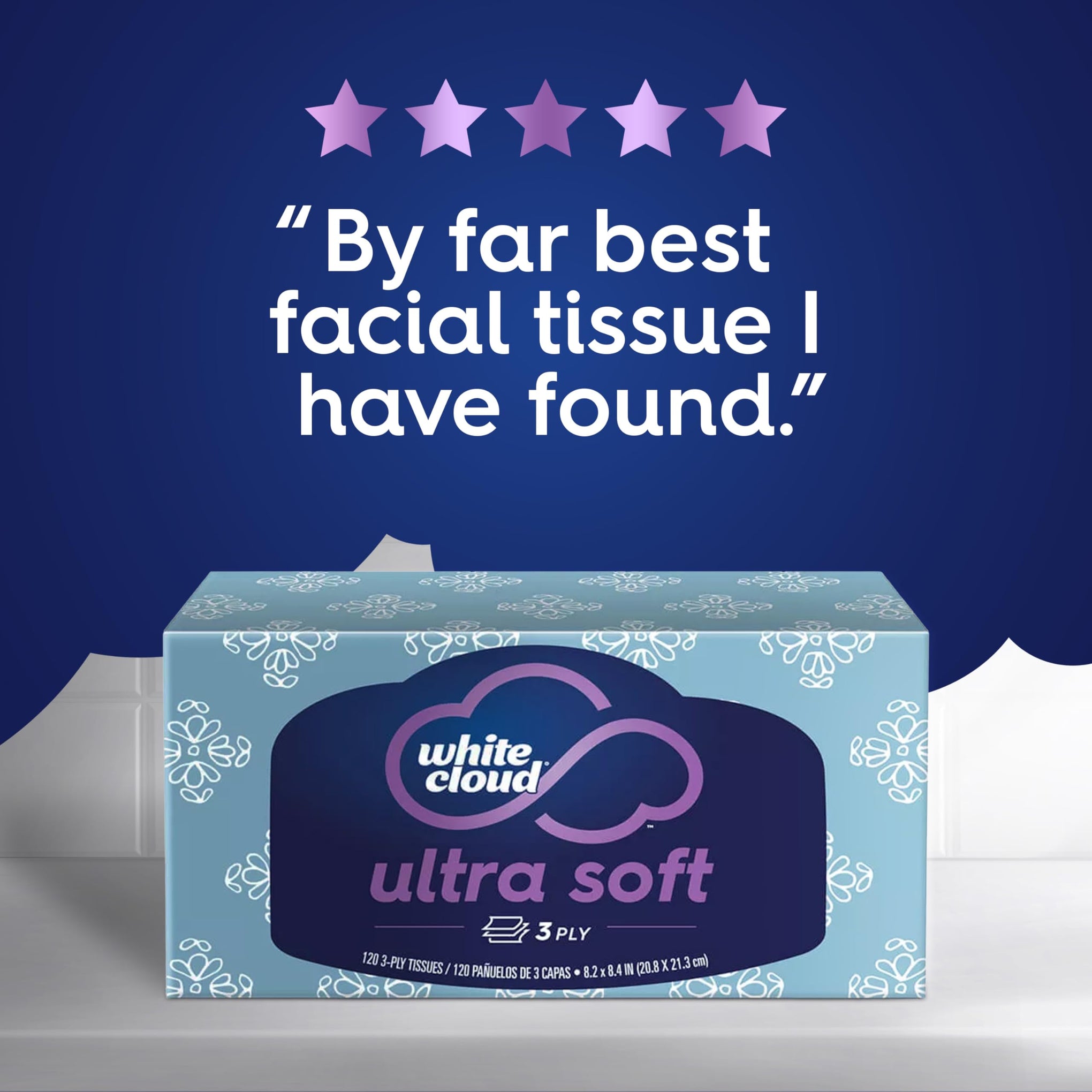 Ultra Soft 3 Ply Facial Tissue (38880 Count)