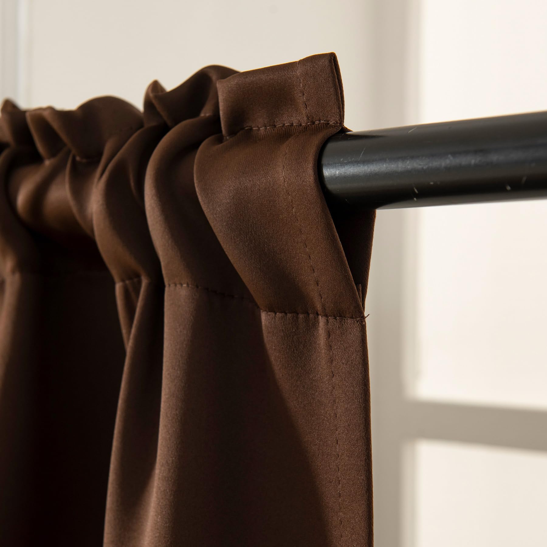 Blackout Kitchen Curtain 30 Inches Long (2 Count)