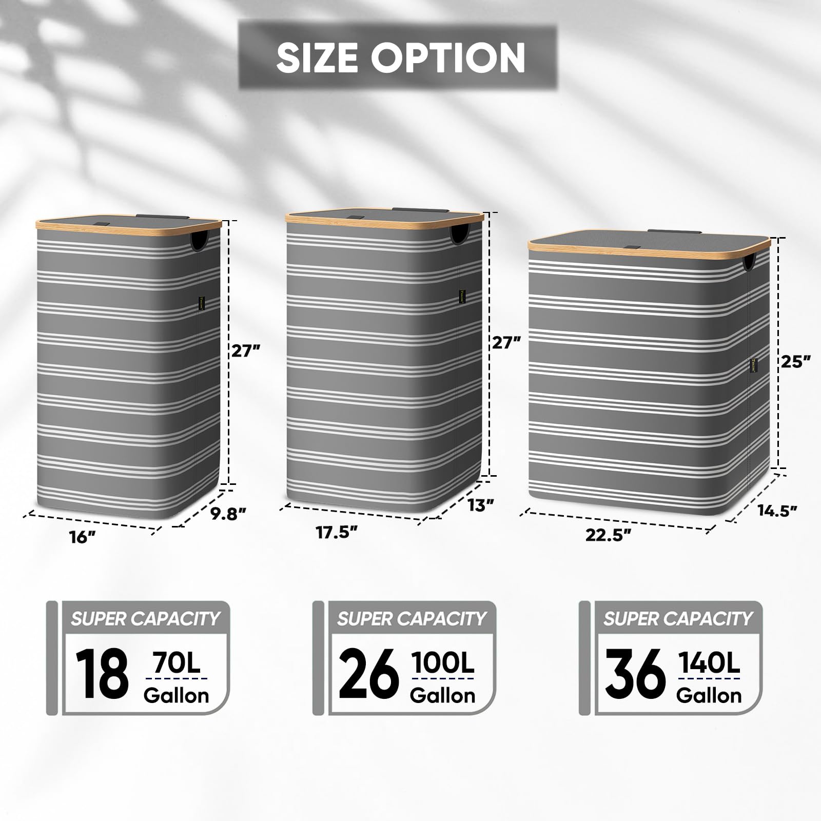 Laundry Hamper with Lid