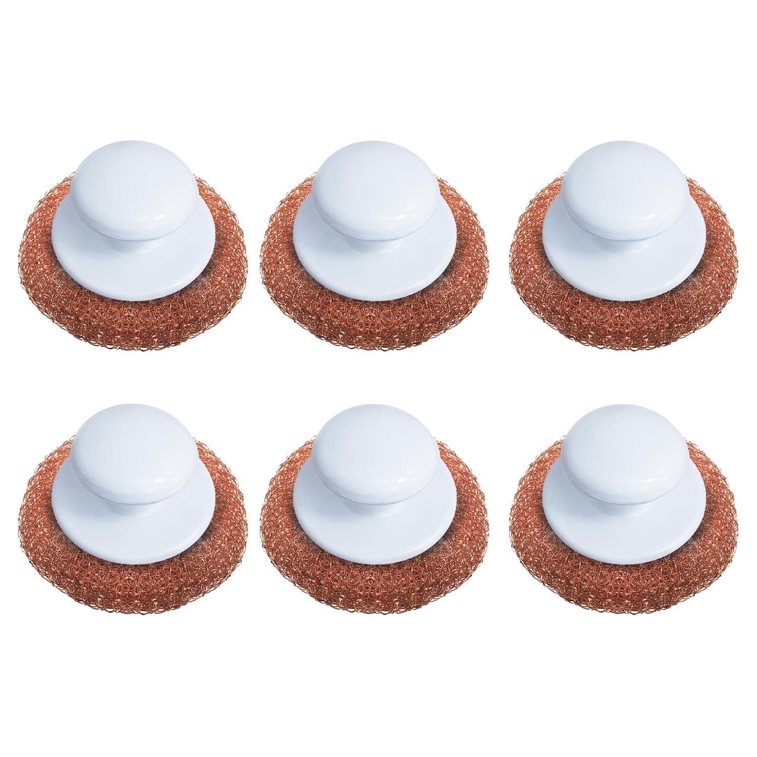 Copper Mesh Scouring Pad w (6 Count)