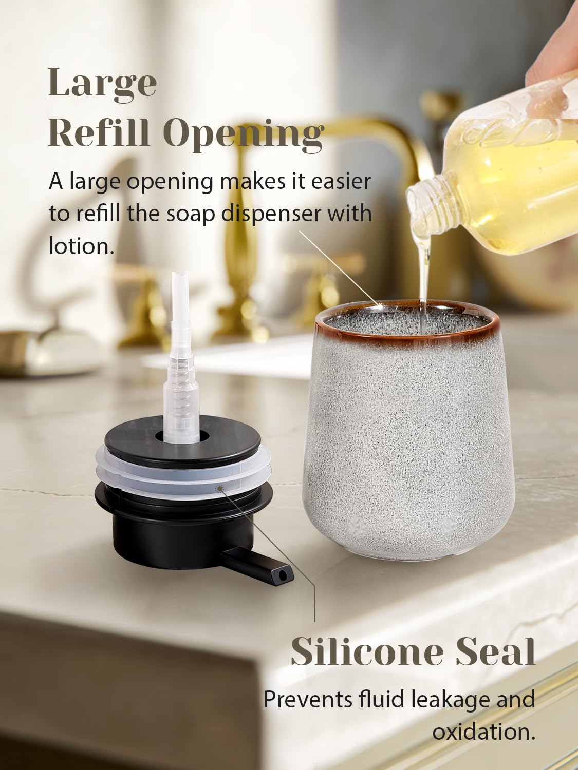 Ceramic Lotion Dispenser