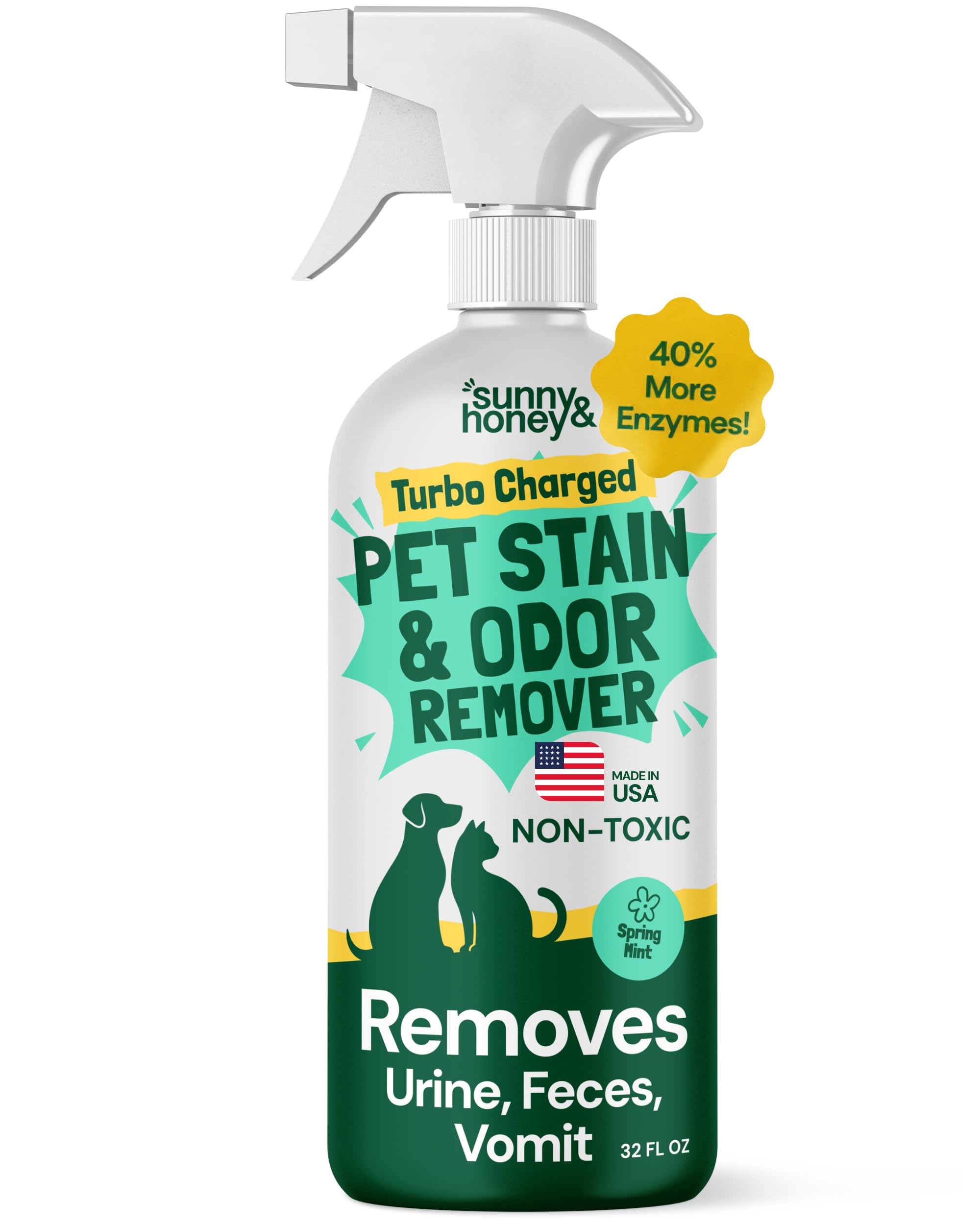 Turbo Pet Stain and Odor Remover for Carpets (32 Fl Oz)