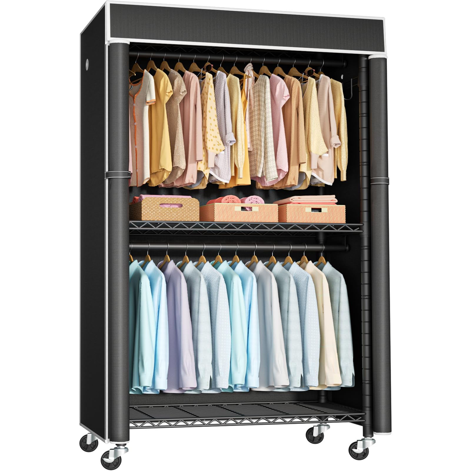 Clothing Rack with Cover