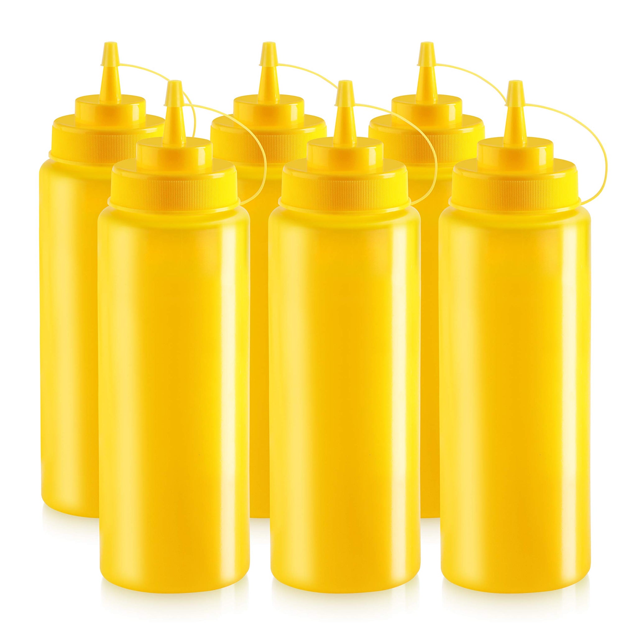 533739 Plastic Squeeze Bottles with caps