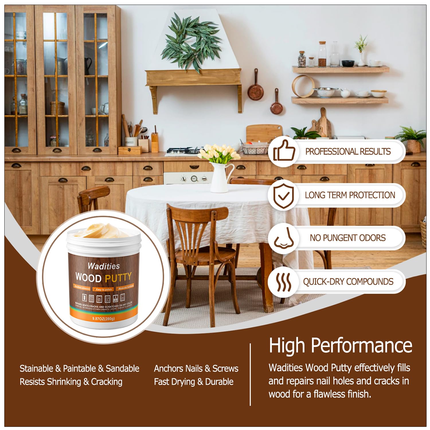 Natual Wood Filler (9.87 Ounce)