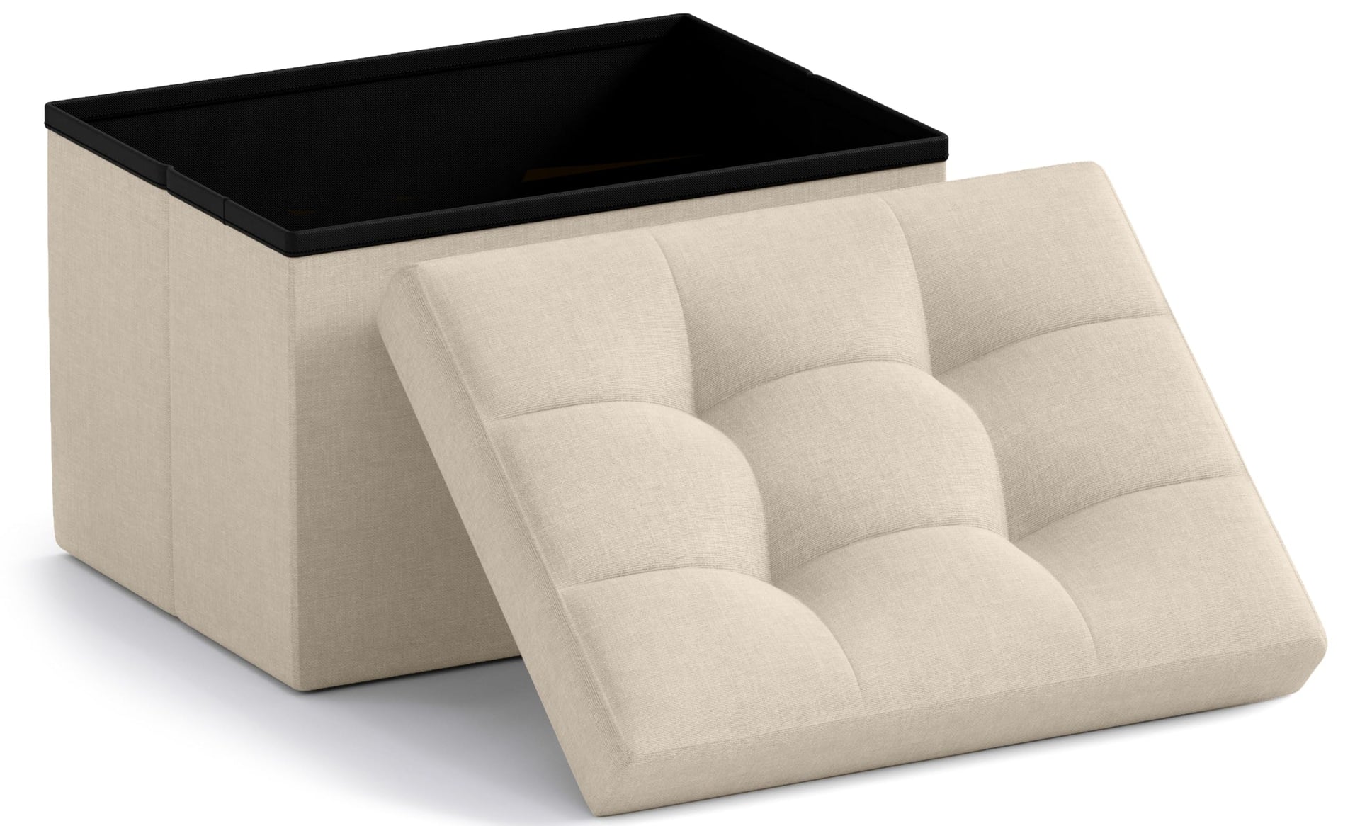 Small Rectangle Storage Ottoman