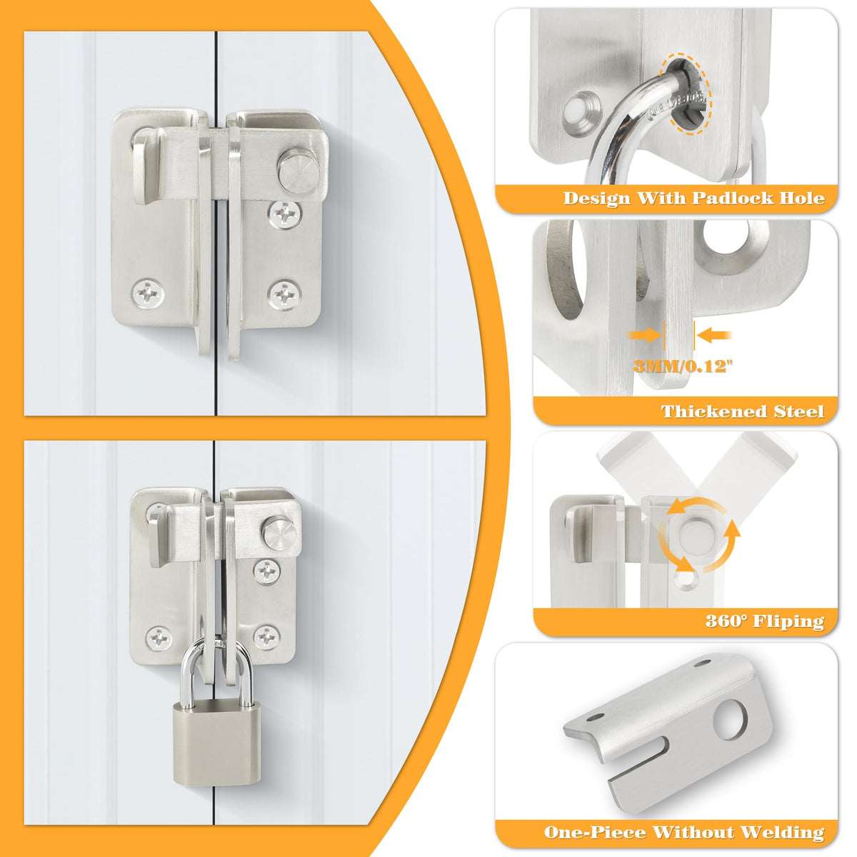 Flip Latch Gate Latch