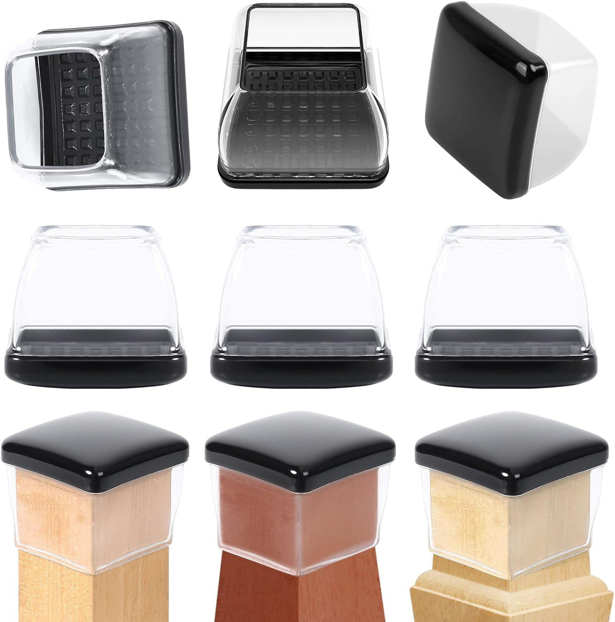 24 Pcs Chair Sliders for Carpet (24 Count)