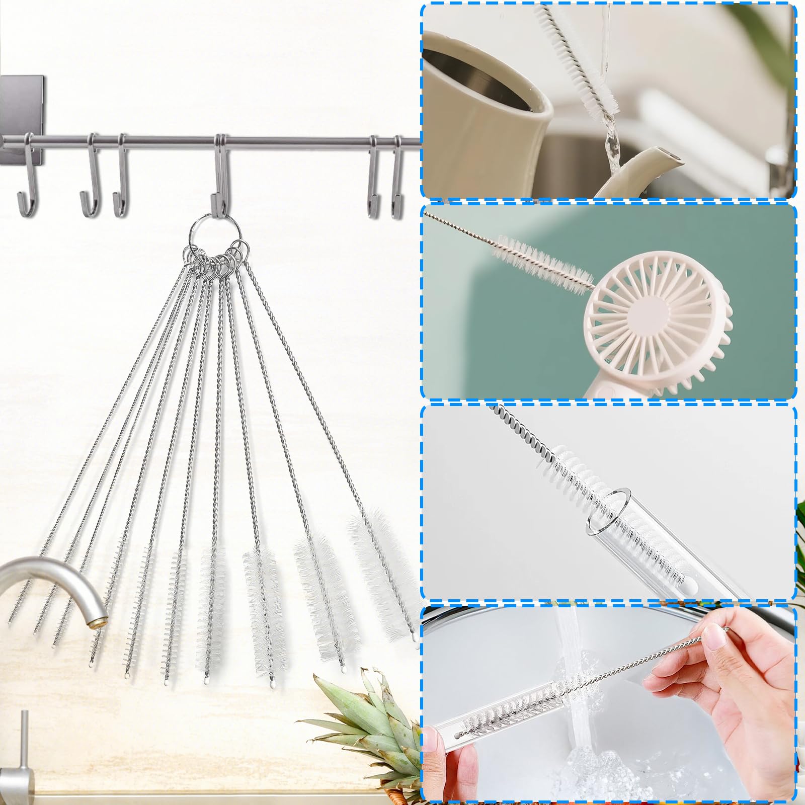 11 Pcs Cleaning Brushes Set (11 Count)