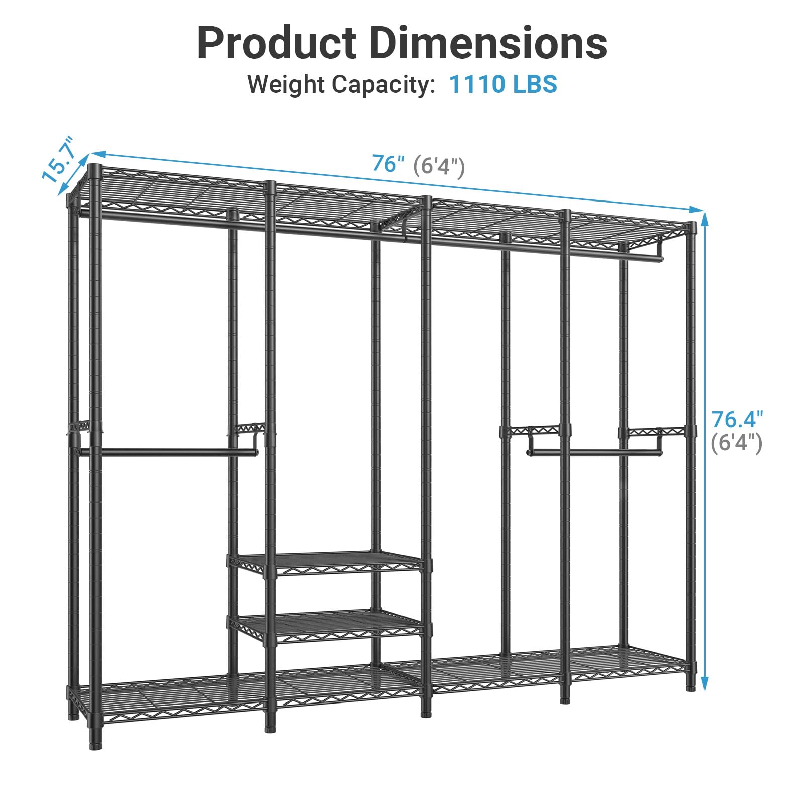 V40 Heavy Duty Clothes Rack