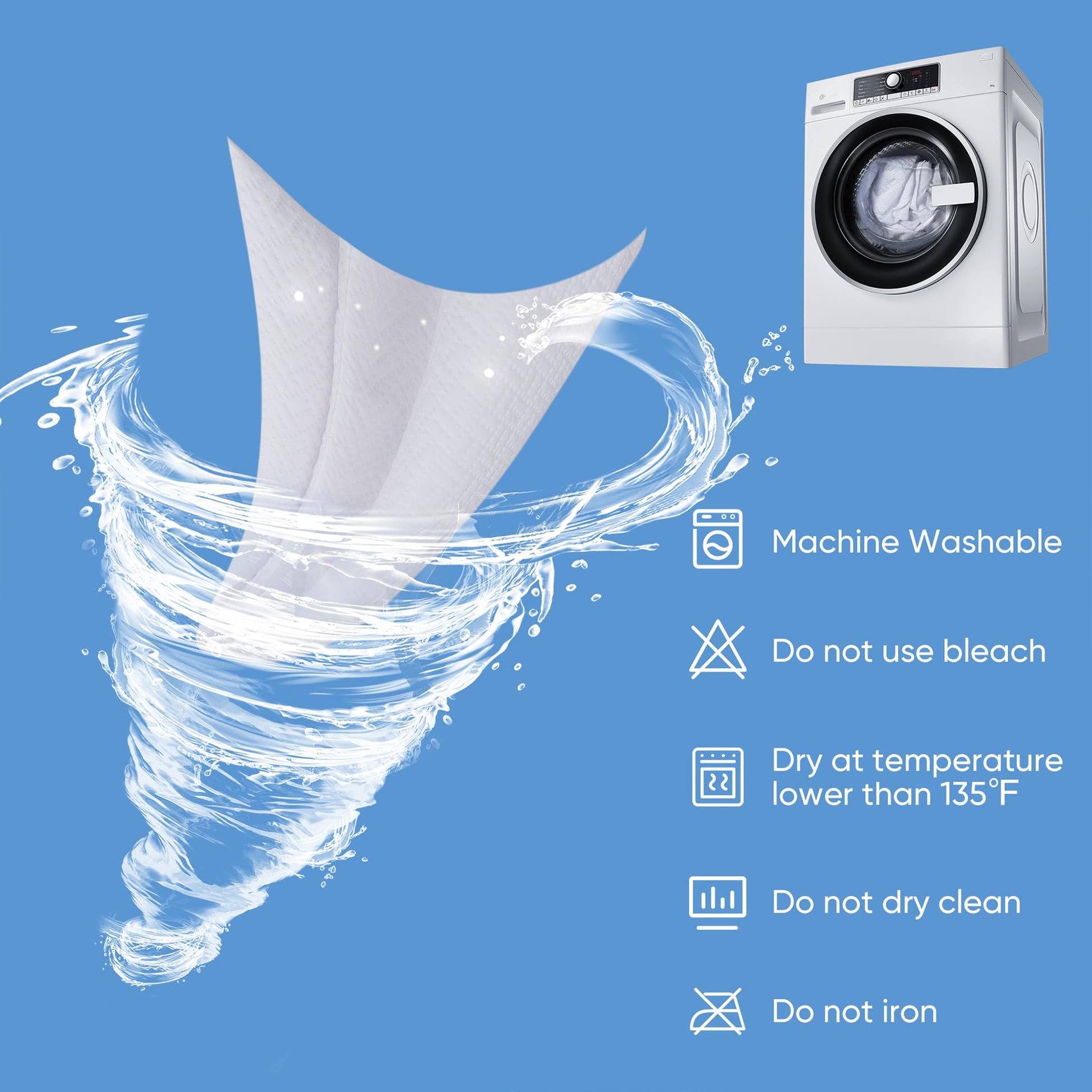 Cooling Waterproof Mattress Protector Queen Size