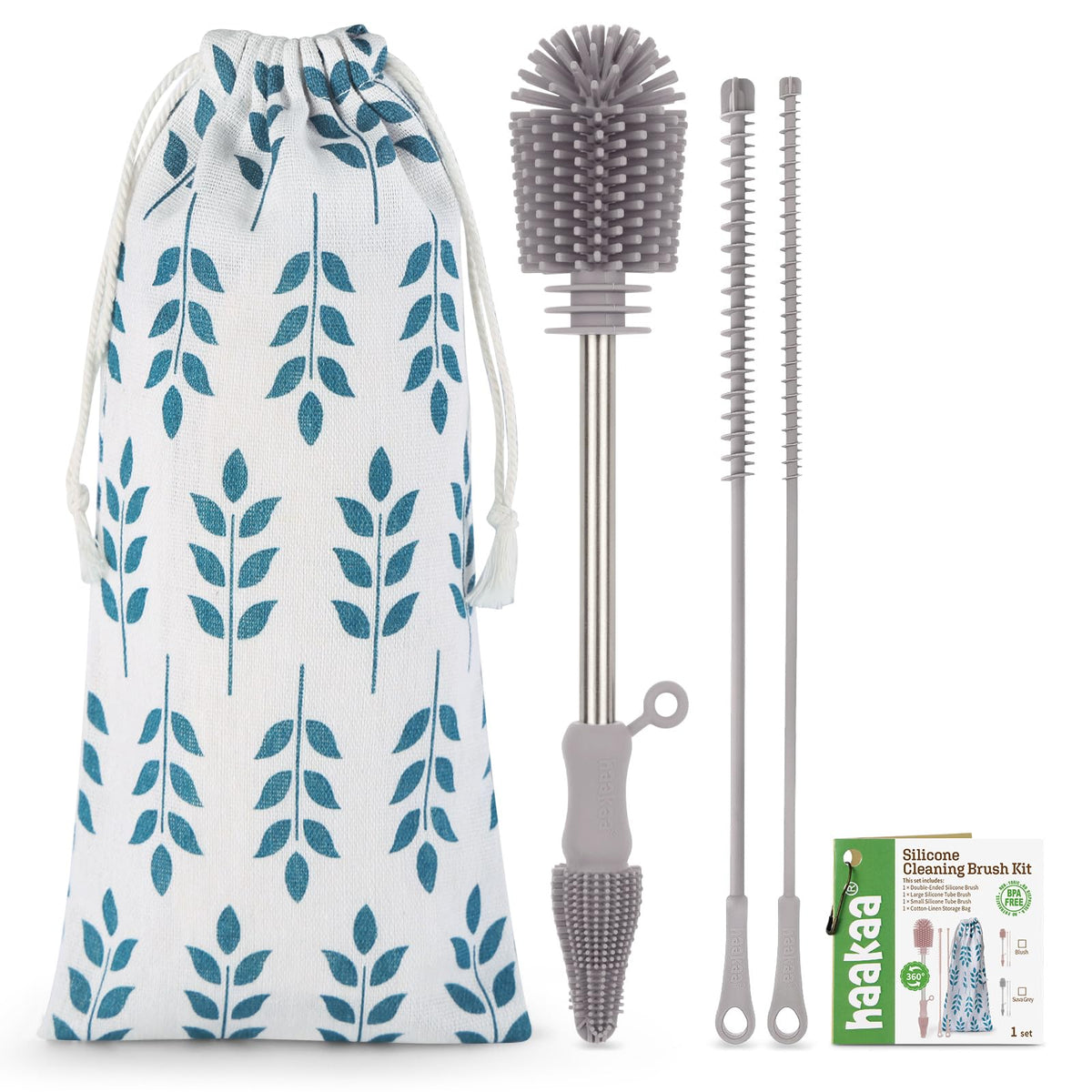 Silicone Cleaning Brush Kit