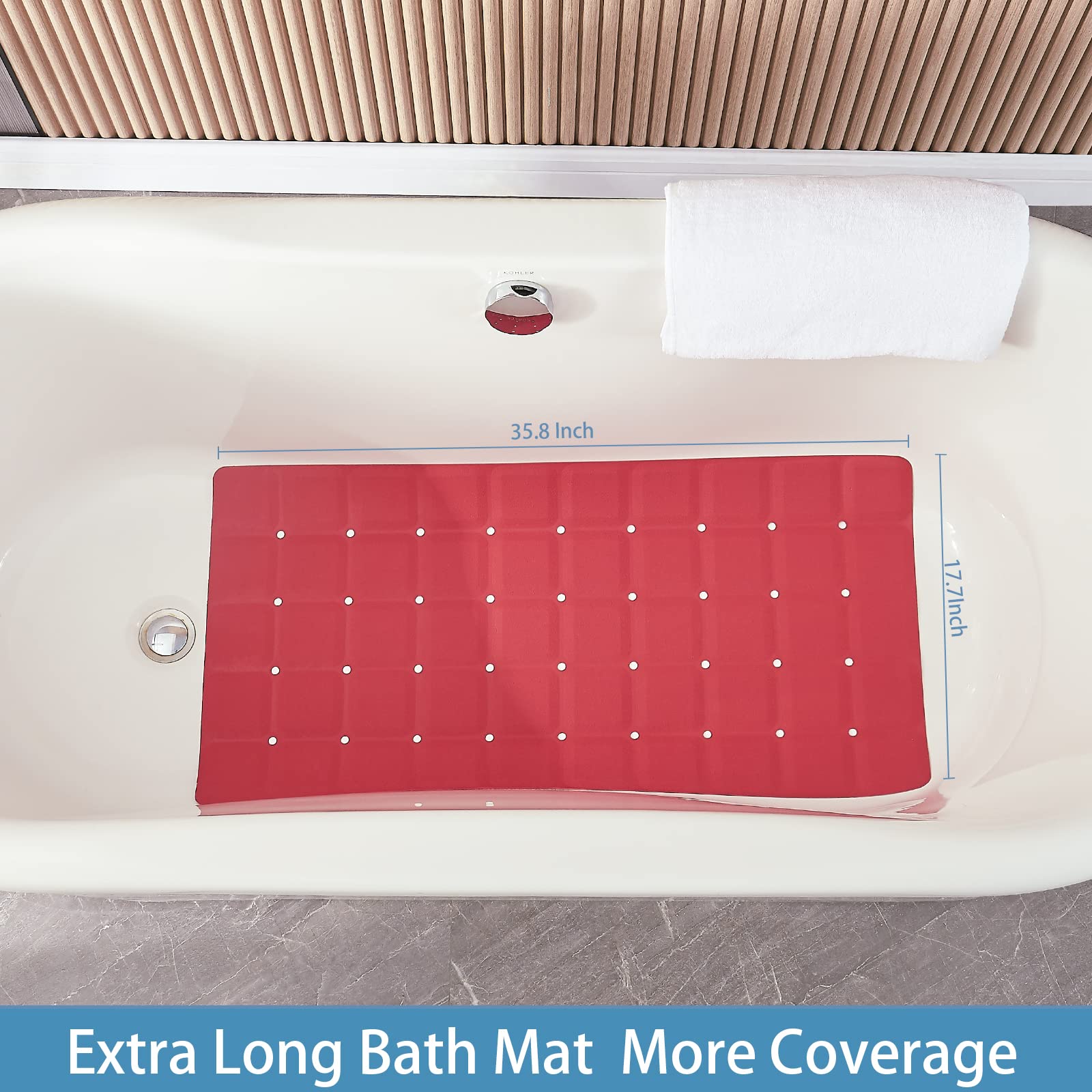 Foldable Silicone Bathtub Mat