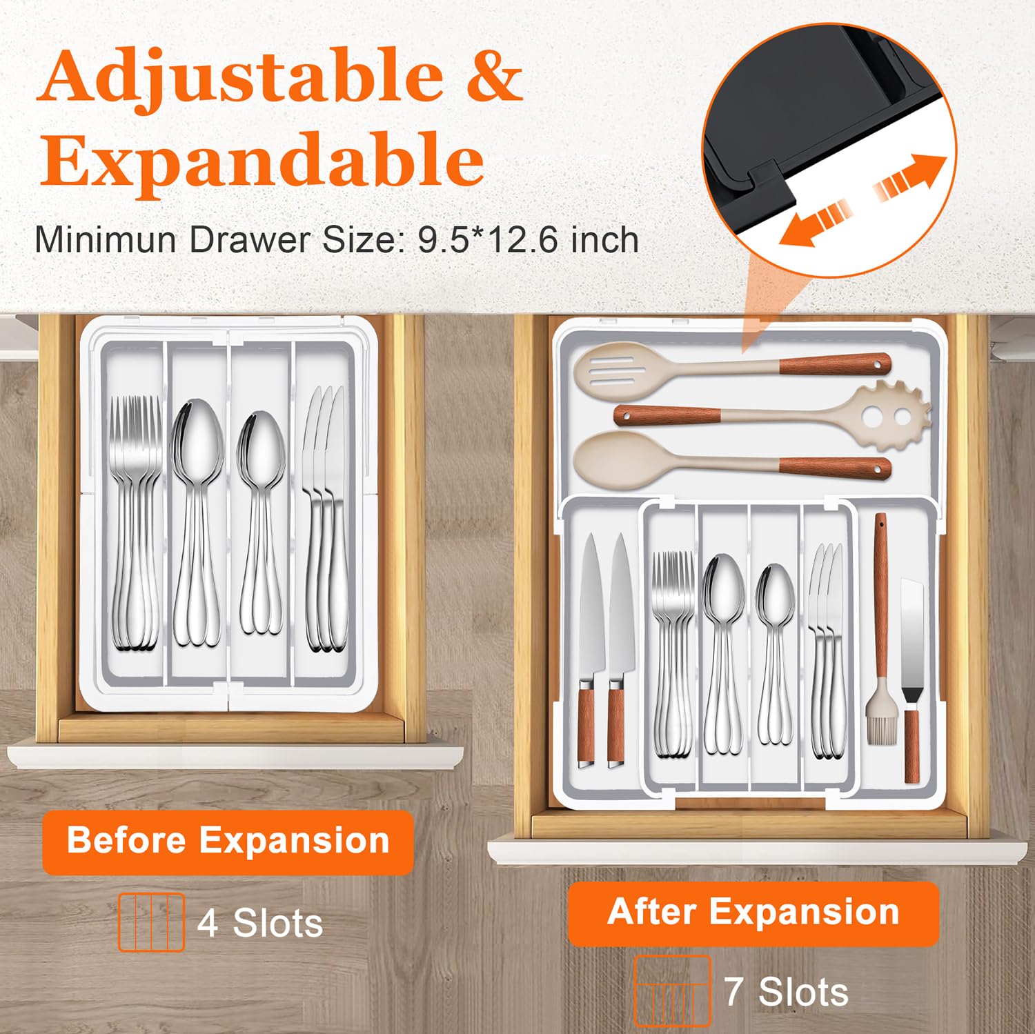 Silverware Drawer Organizer