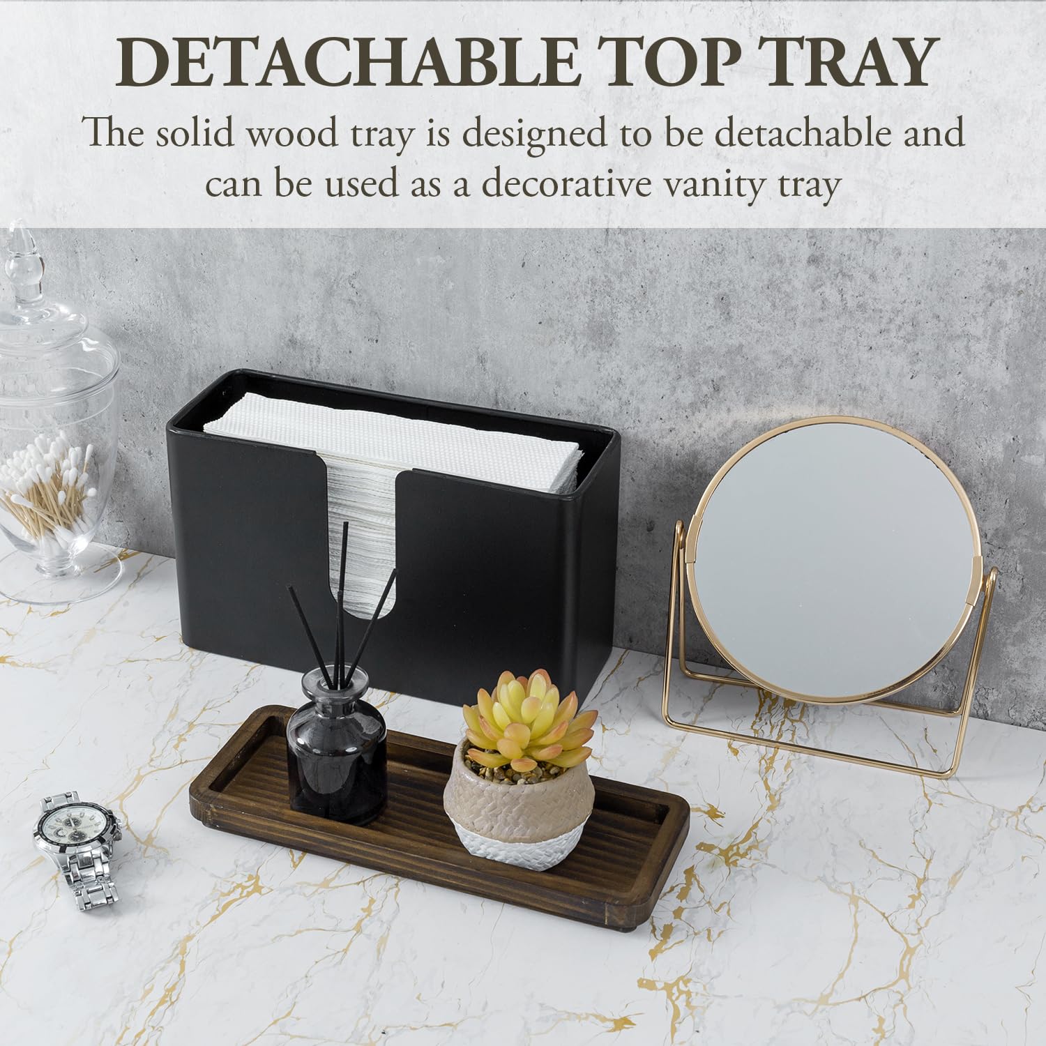 Matte Black Metal Wall Mounted Paper Towel Holder Trifold Z Fold