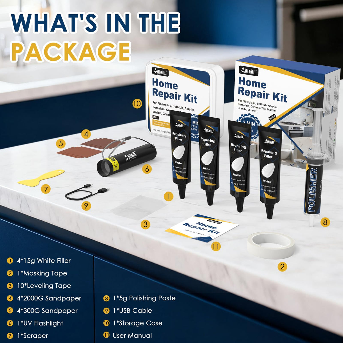Quartz Countertop Repair Kit