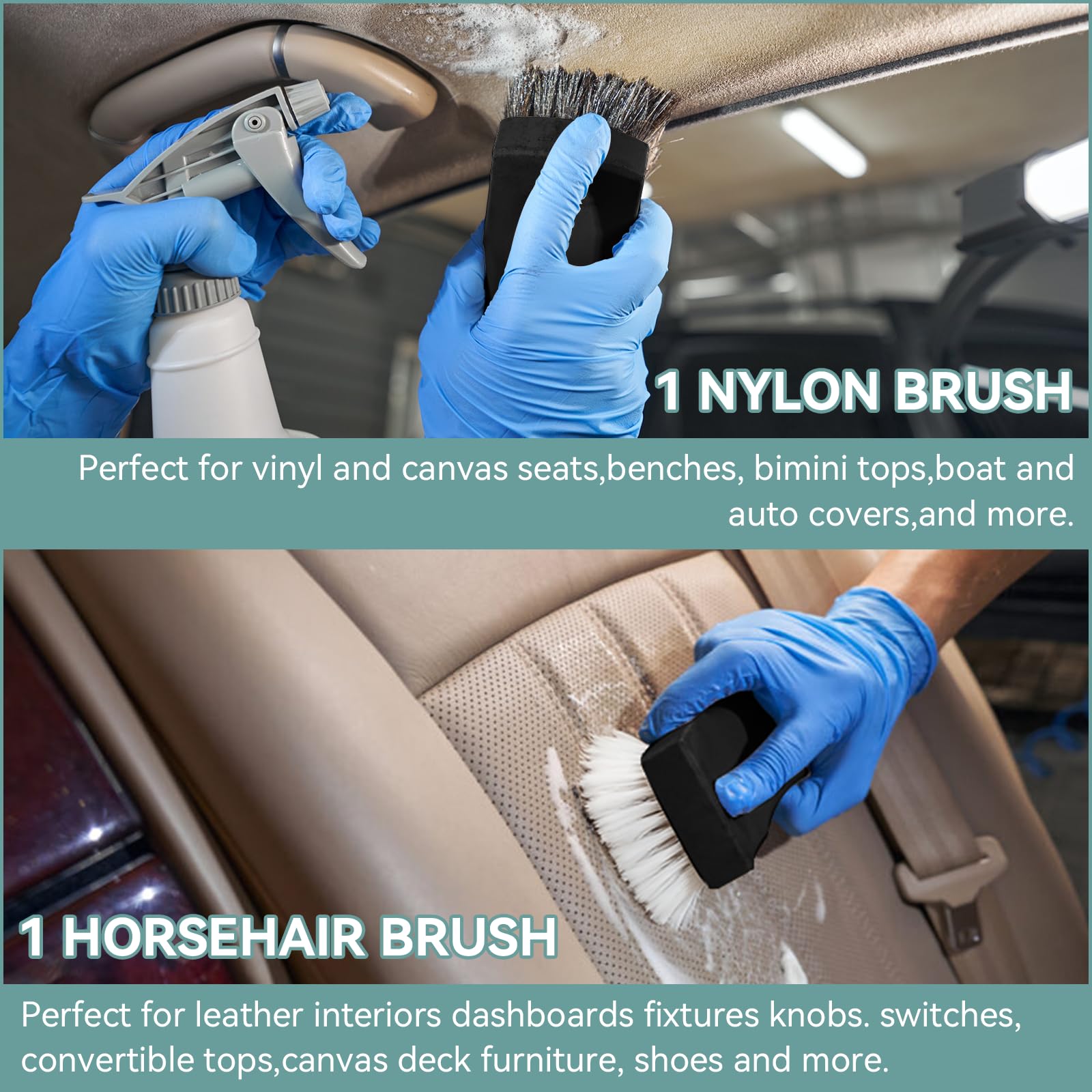 Upholstery Brush Set (2 Count)