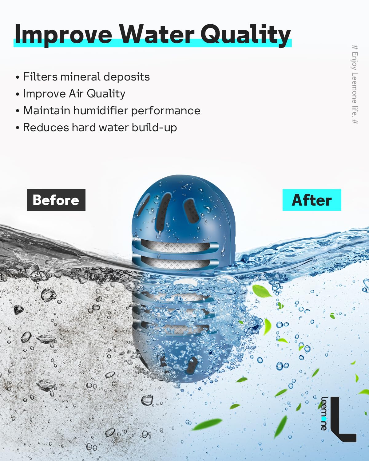 Demineralization Cartridge for HoMedics Humidifiers (20 Count)