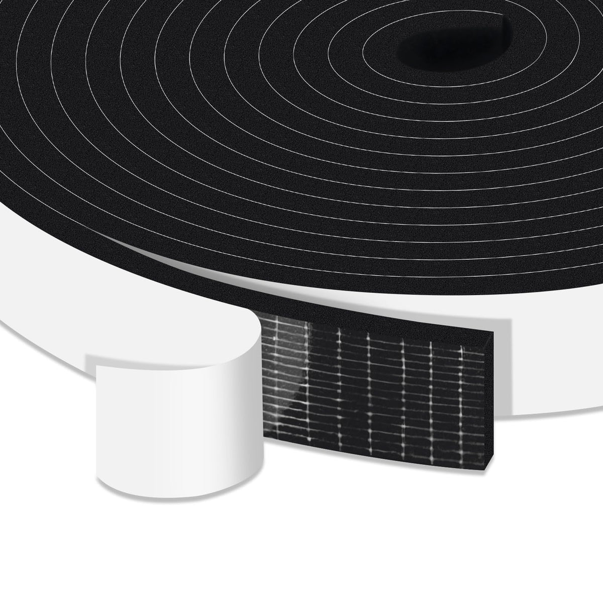Heavy Duty Foam Seal Tape for Doors (33 Foot)